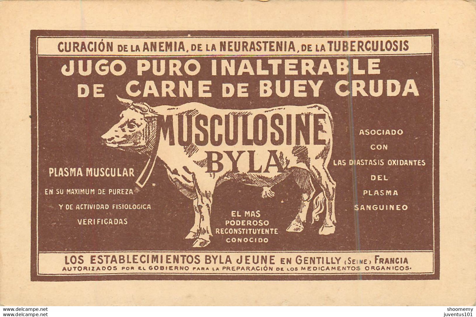 CPA Publicitaire-Musculosine Byla-Egipto-Habitante Del Cairo      L1862 - Publicidad