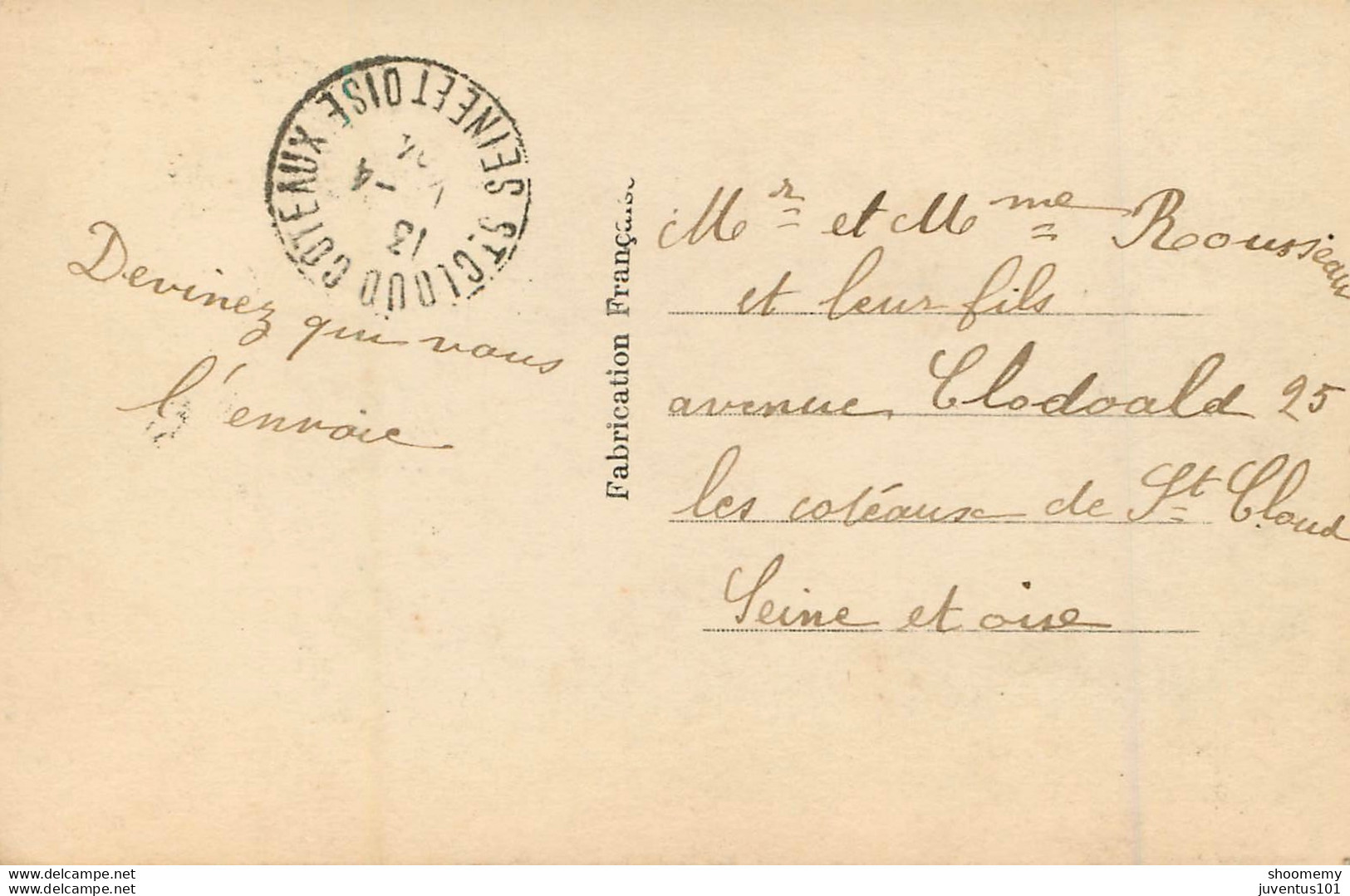 CPA 1er Avril-Timbre      L1860 - April Fool's Day