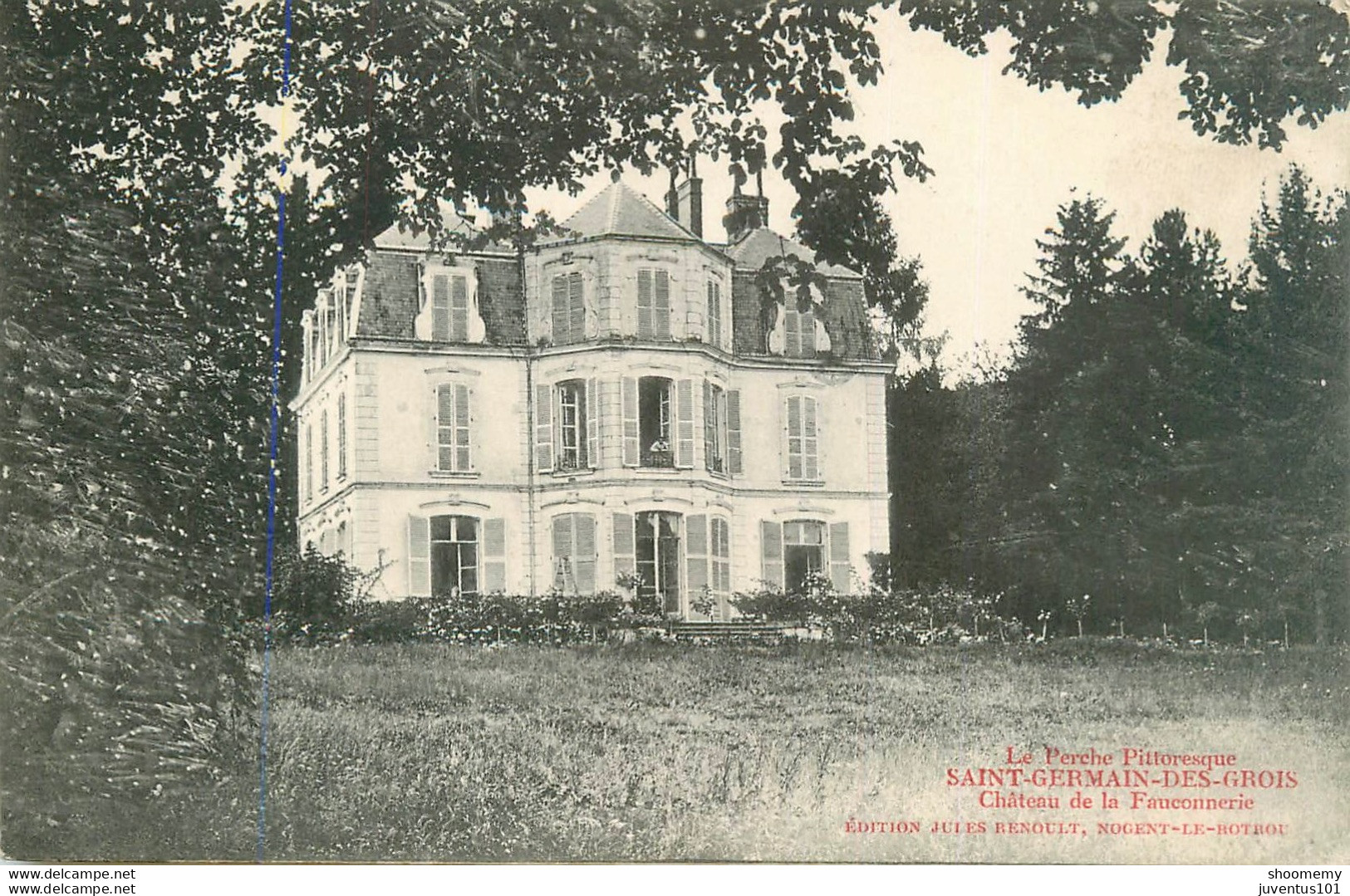 CPA Saint Germain Des Trois-Château De La Fauconnerie     L1829 - Andere & Zonder Classificatie