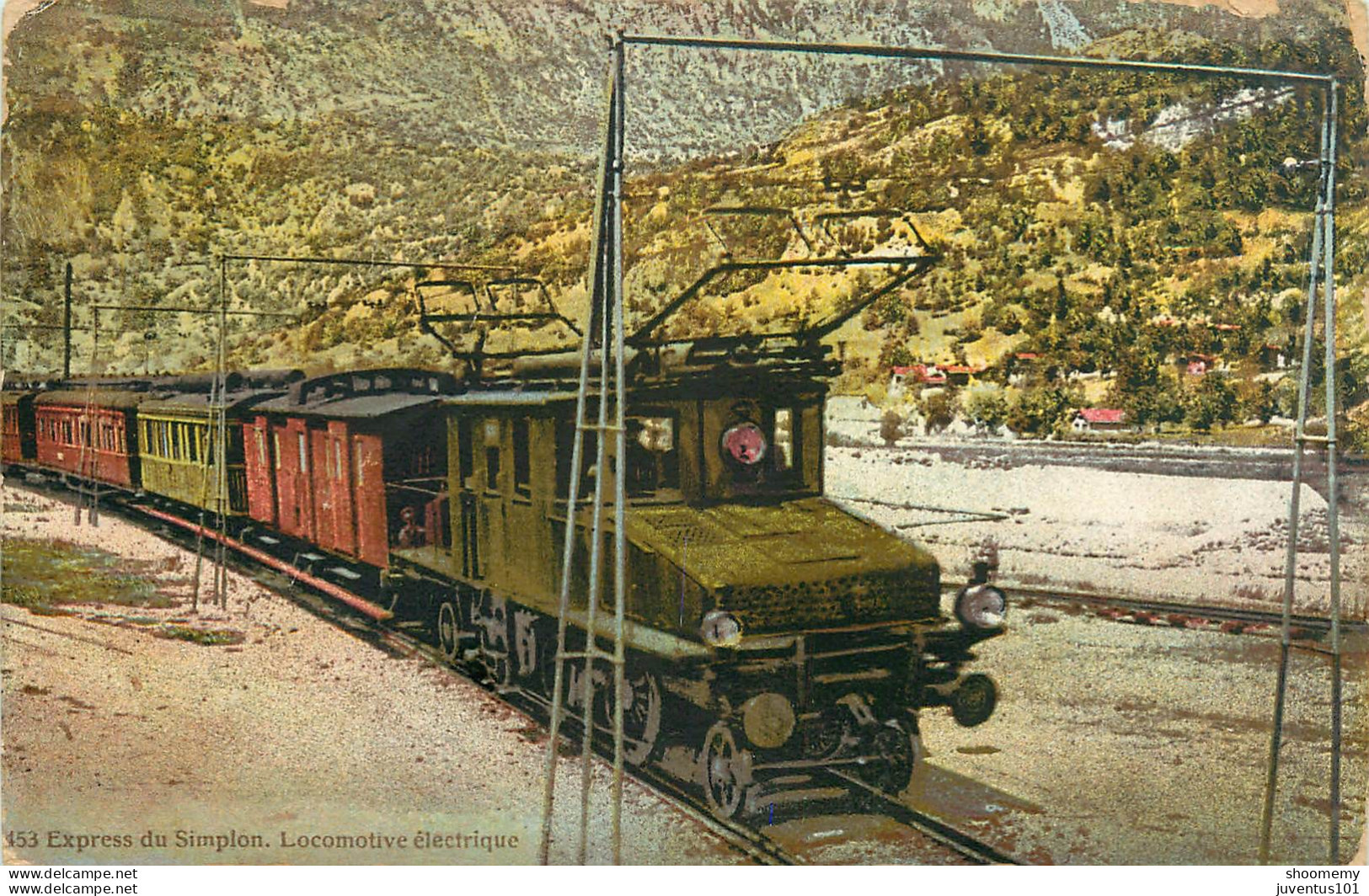 CPA Train-Express Du Simplon      L2152 - Simplon