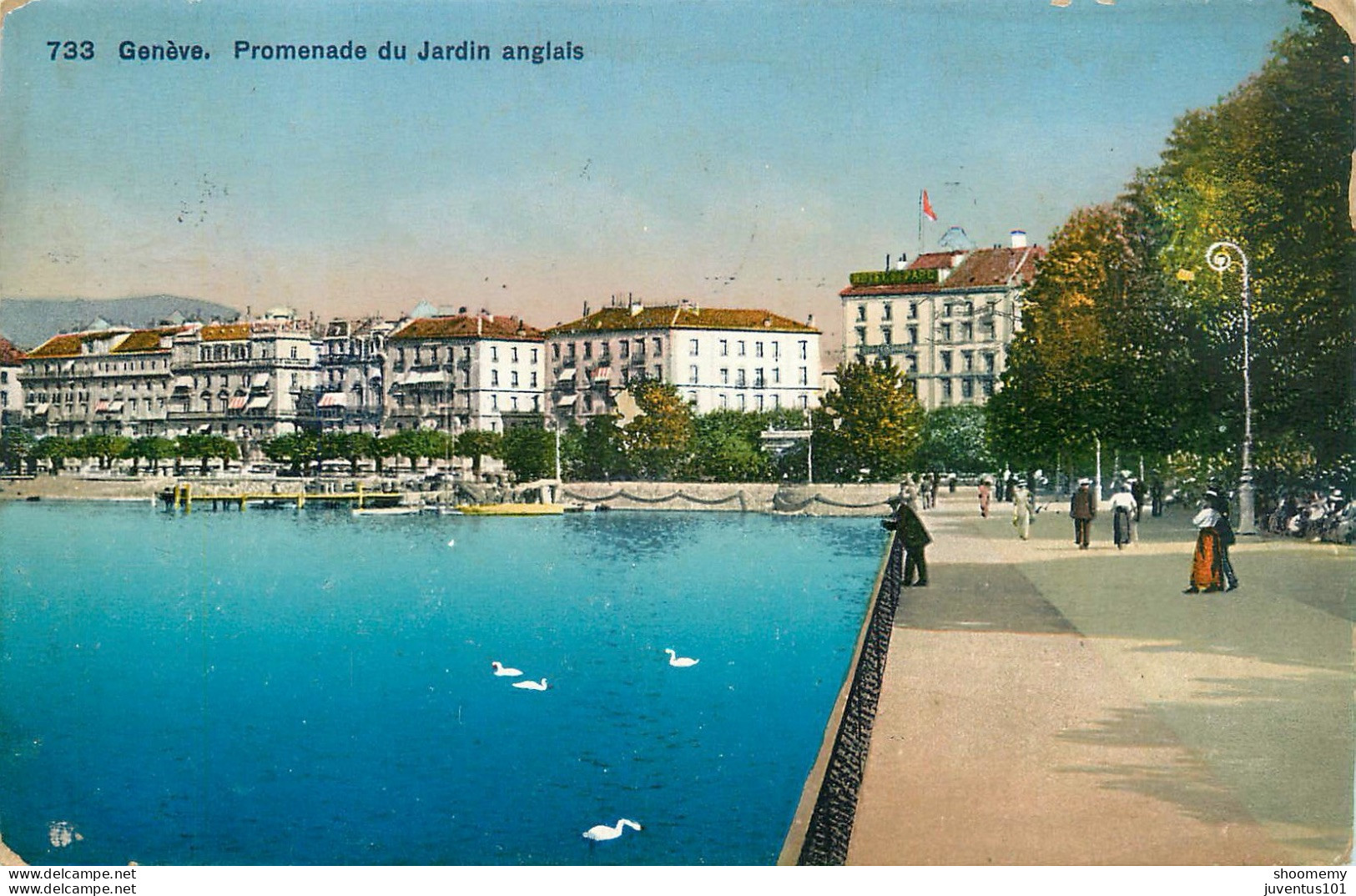 CPA Genève-Promenade Du Jardin Anglais-En L'état      L2153 - Genève