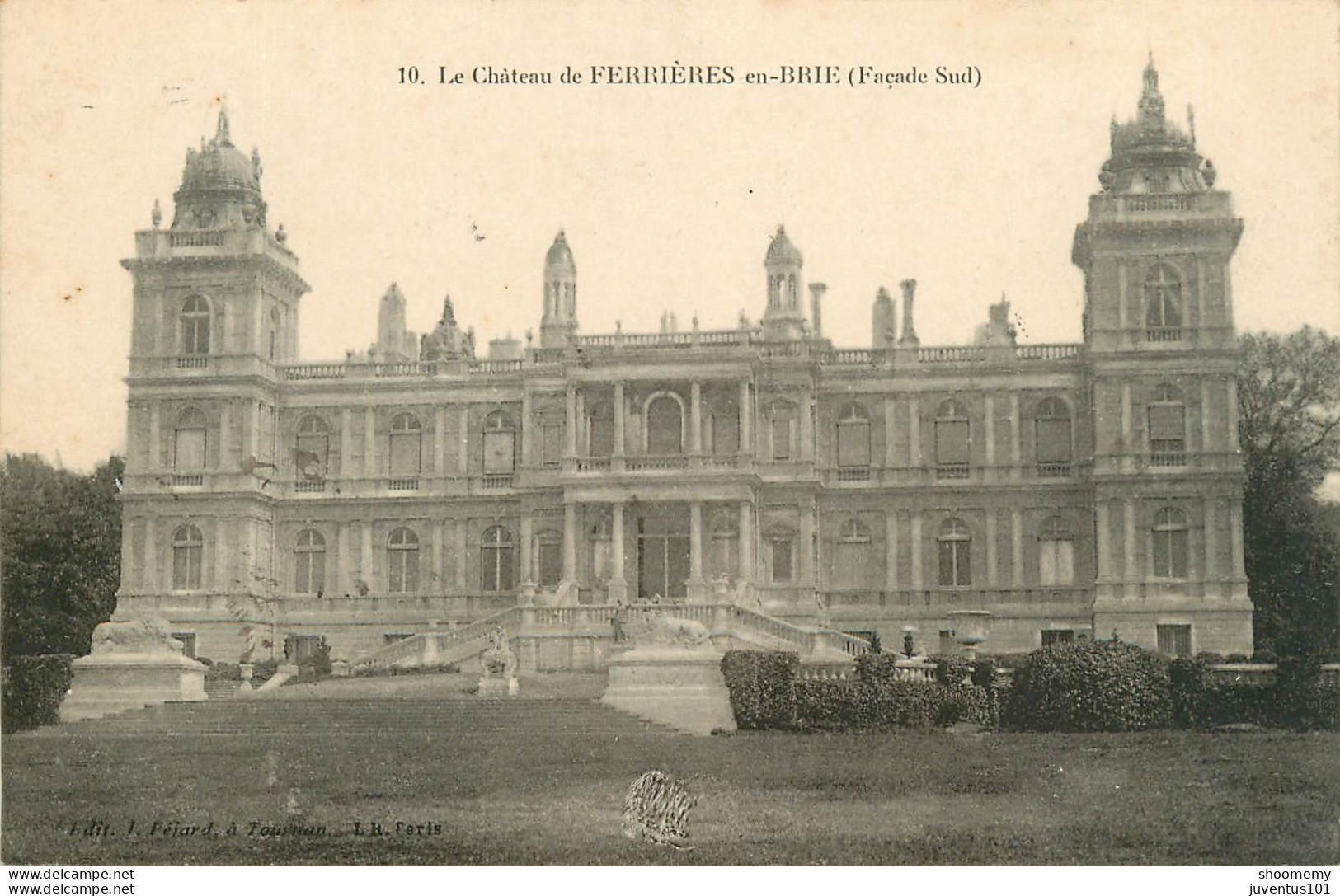 CPA Le Château De Ferrières En Brie-10-Timbre      L2147 - Altri & Non Classificati