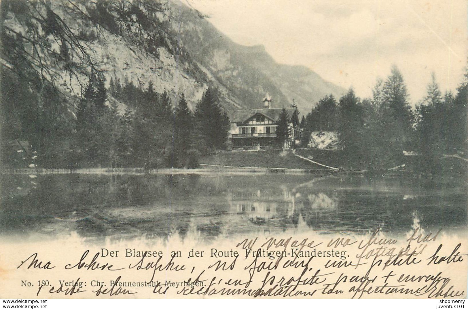 CPA Der Blausee An Der Route Frutigen Kandersteg-Timbre      L2146 - Frutigen