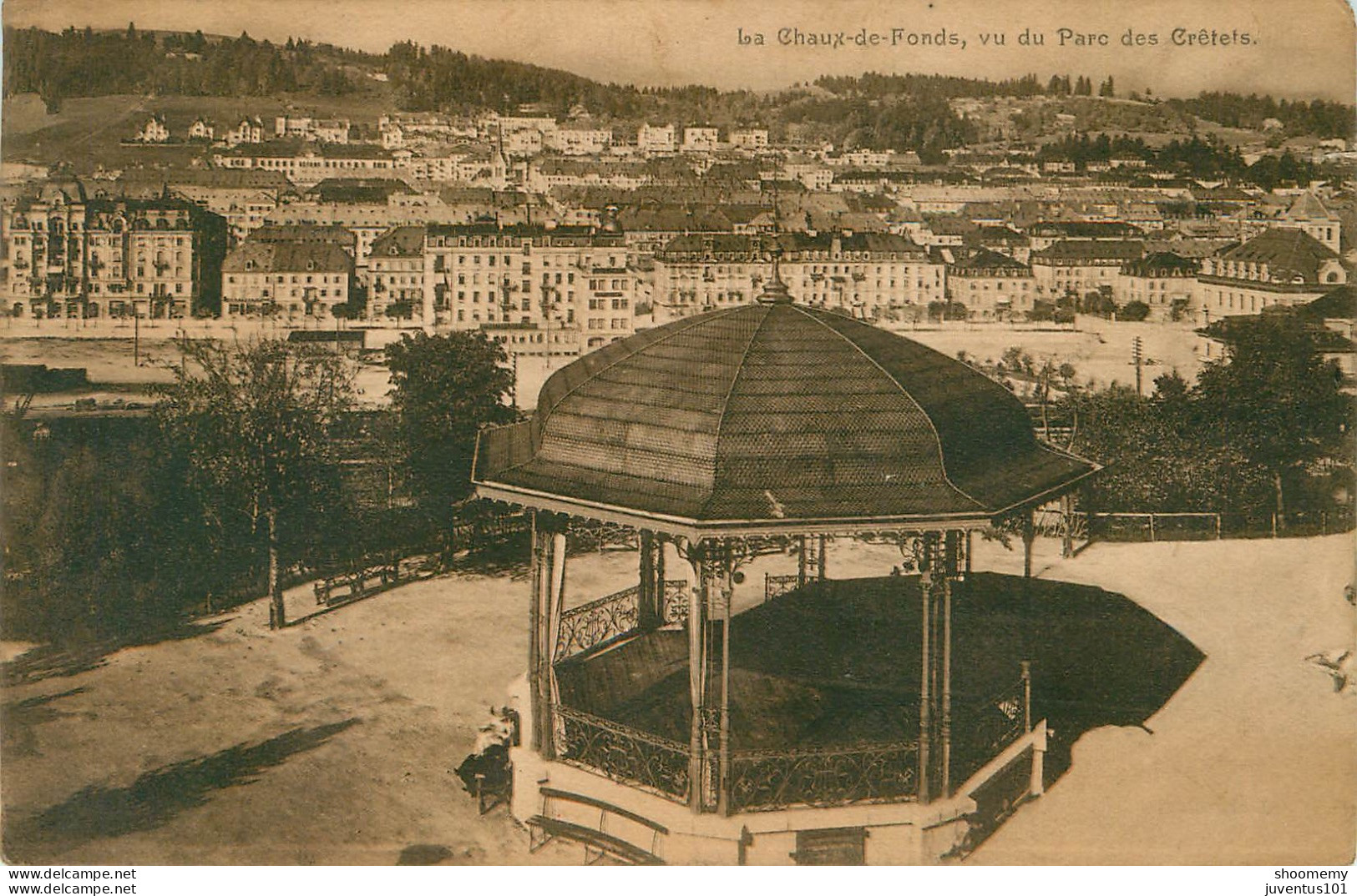 CPA La Chaux De Fonds Vu Du Parc Des Crêtets-Timbre-RARE      L2147 - La Chaux-de-Fonds