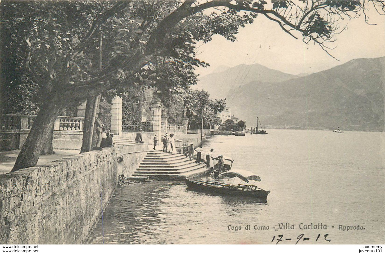 CPA Lago Di Como-Villa Carlotta-Approdo      L2146 - Autres & Non Classés