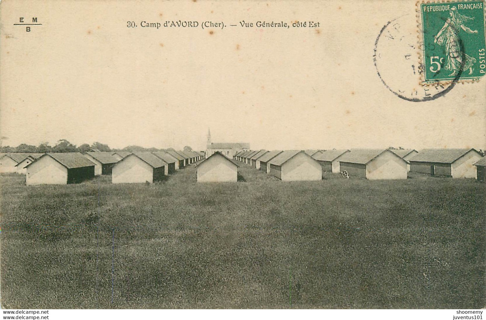 CPA Camp D'Avord-Vue Générale-30-Timbre      L2144 - Avord