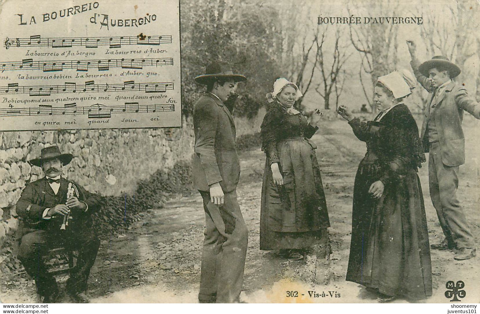 CPA Bourrée D'Auvergne-Vis à Vis      L2144 - Auvergne