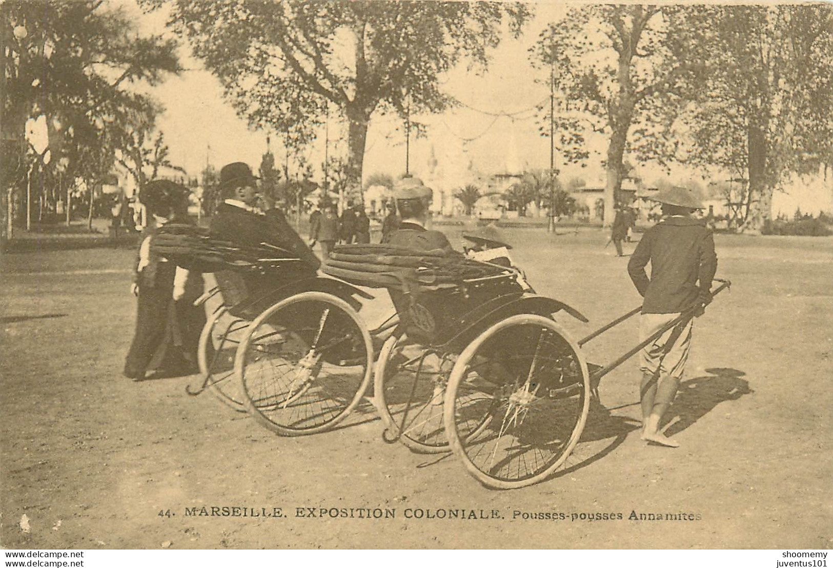 CPA Marseille-Exposition Coloniale-Pousses Pousses Annamites-44      L2138 - Expositions Coloniales 1906 - 1922