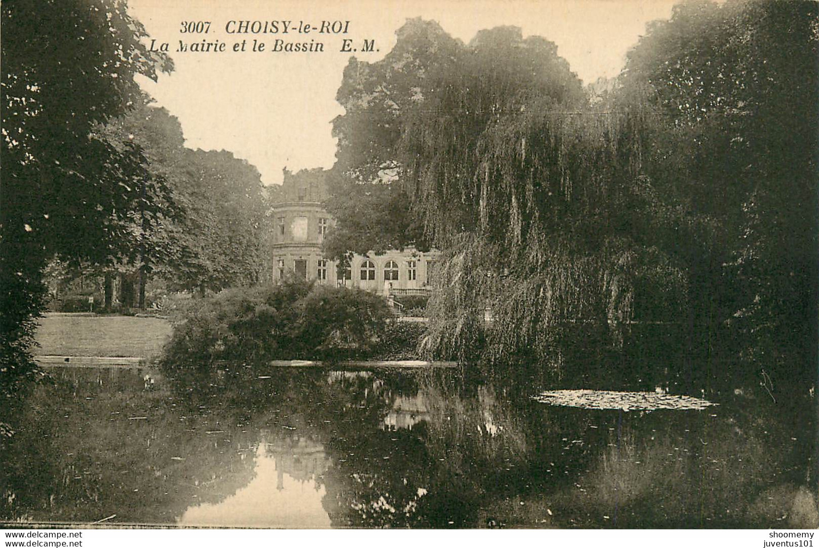 CPA Choisy Le Roi-La Mairie Et Le Bassin     L2113 - Choisy Le Roi