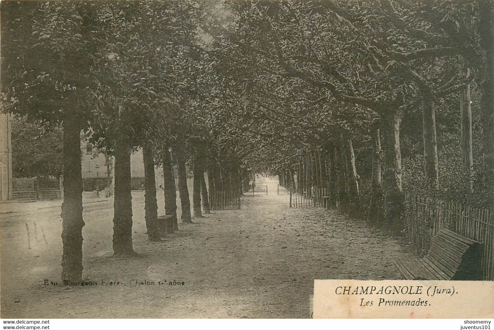 CPA Champagnole-Les Promenades-Timbre     L2099 - Champagnole