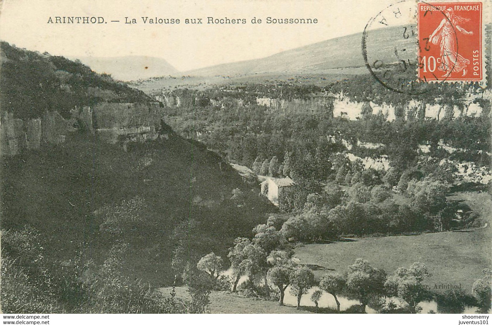 CPA Arinthod-La Valouse Aux Rochers De Soussonne-Timbre     L2099 - Otros & Sin Clasificación