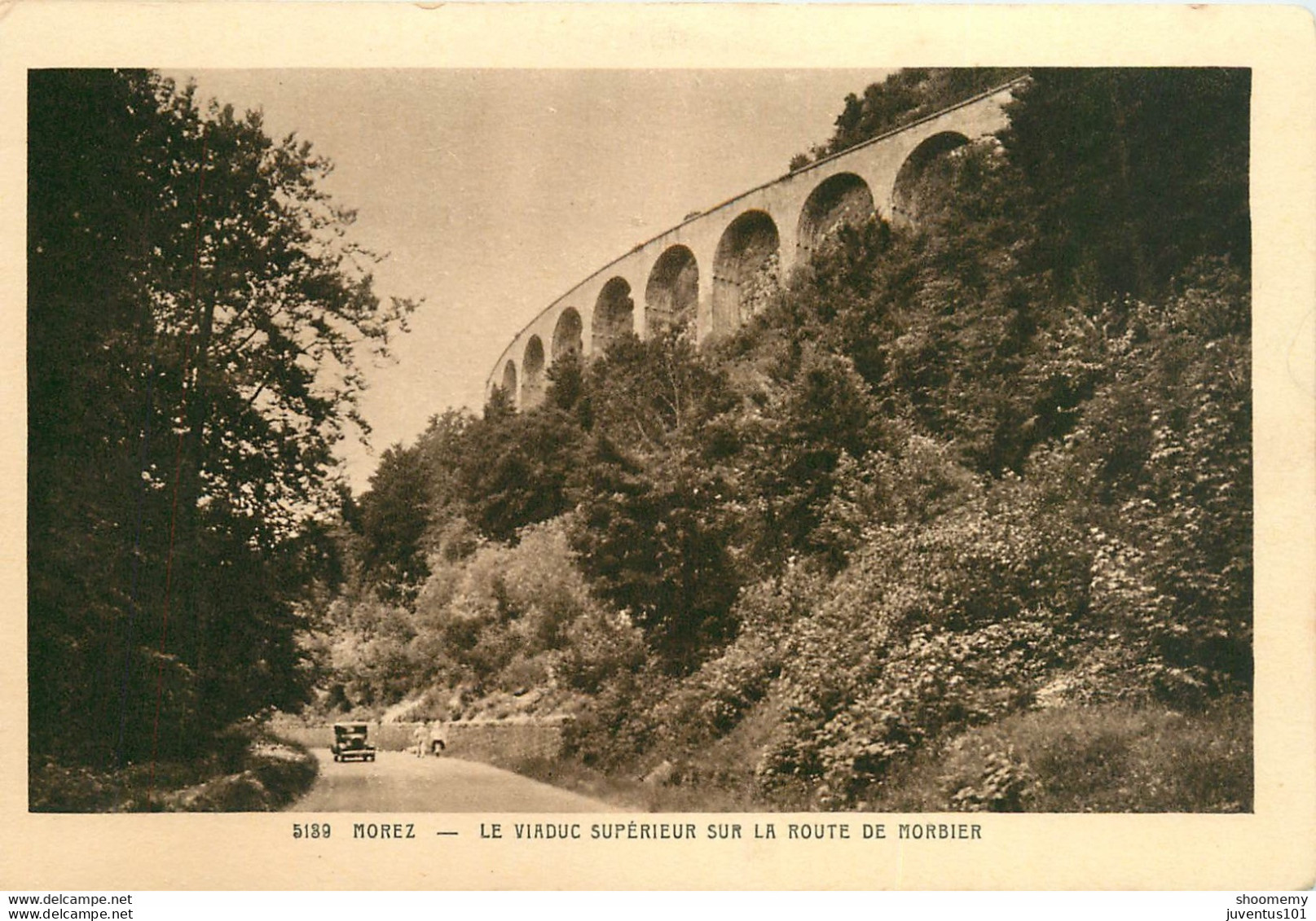 CPA Morez-Le Viaduc Supérieur Sur La Route De Morbier    L2083 - Morez