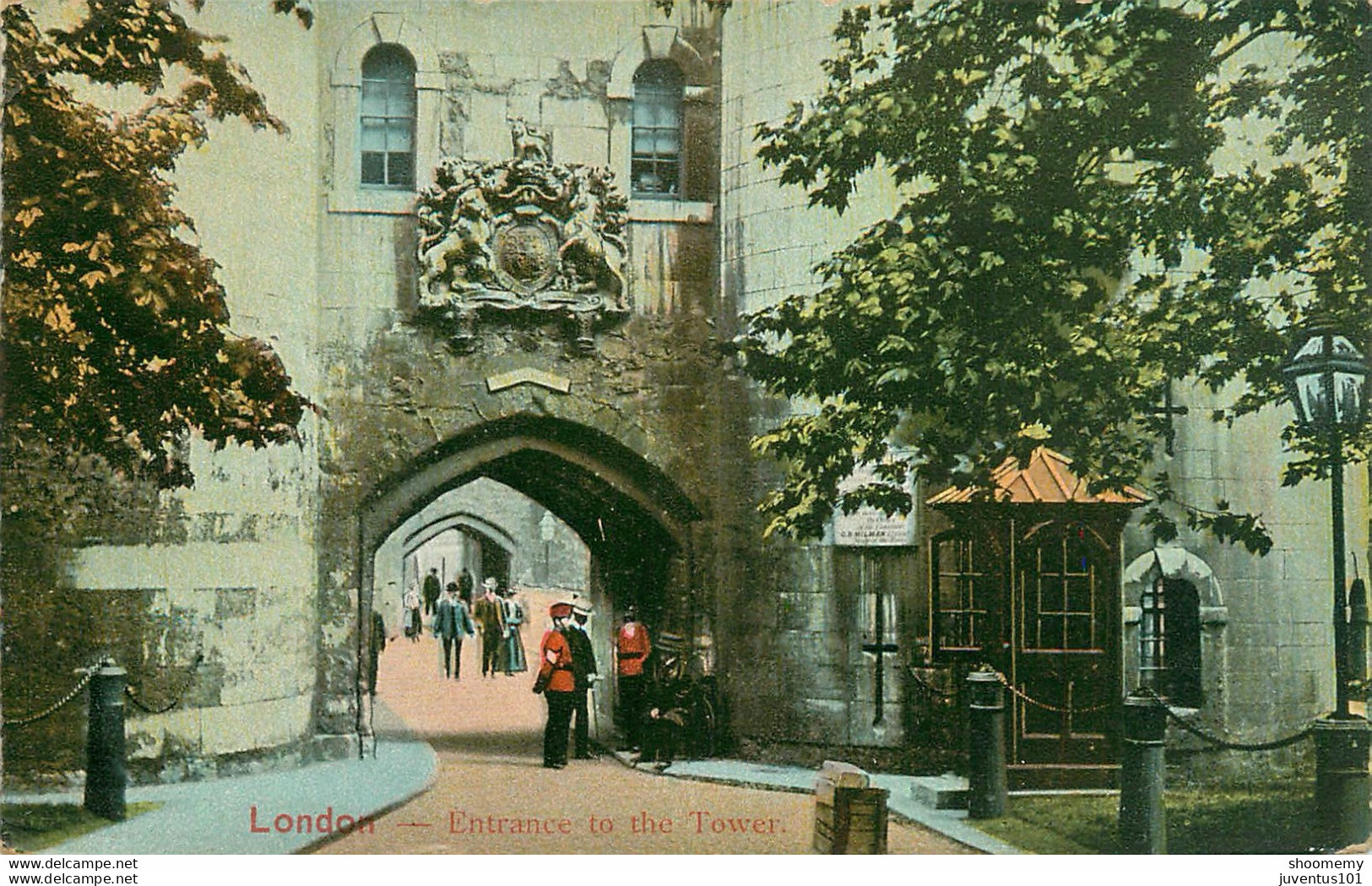 CPA London-Entrance To The Tower-Timbre      L2075 - Tower Of London