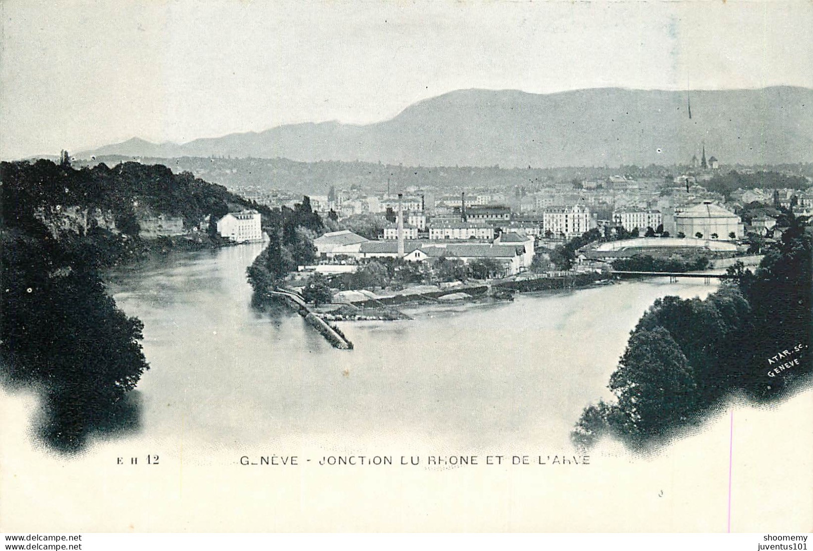 CPA Genève-Jonction Du Rhône Et De L'Arve     L2196 - Genève