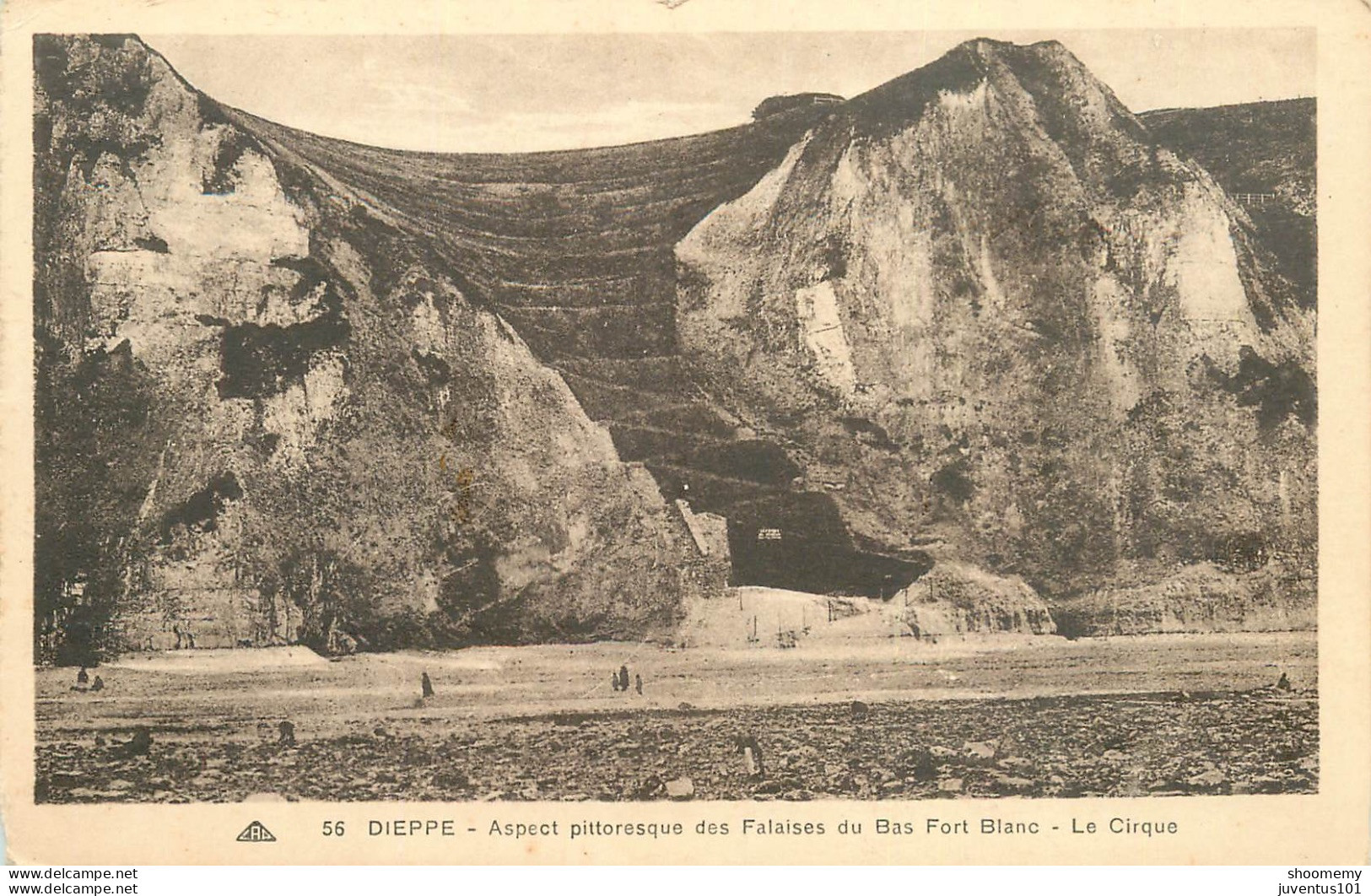 CPA Dieppe-Aspect Des Falaises Du Bas Fort Blanc-56     L2196 - Dieppe