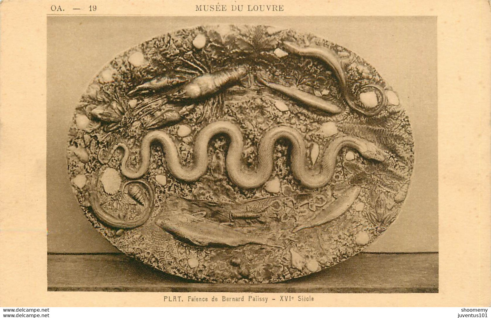 CPA Paris-Musée Du Louvre-Plat-Faïence De Bernard Palissy     L2196 - Museos