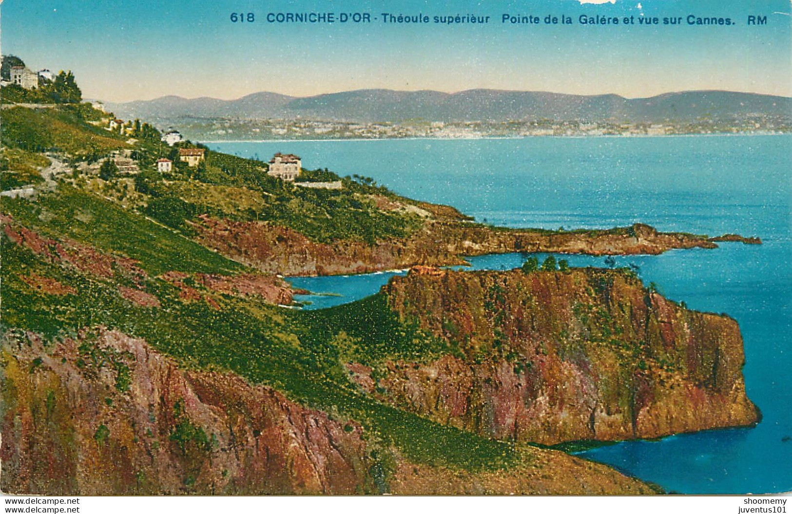 CPA Théoule-Pointe De La Galère Et Vue Sur Cannes   L2196 - Otros & Sin Clasificación