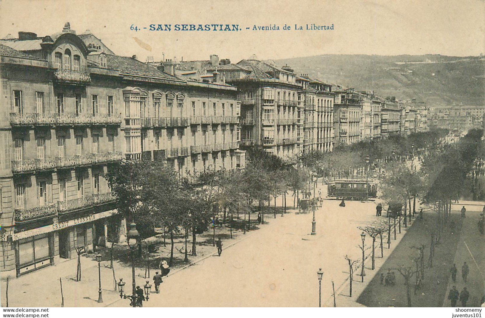 CPA San Sebastian-Avenida De La Libertad-64      L2195 - Guipúzcoa (San Sebastián)