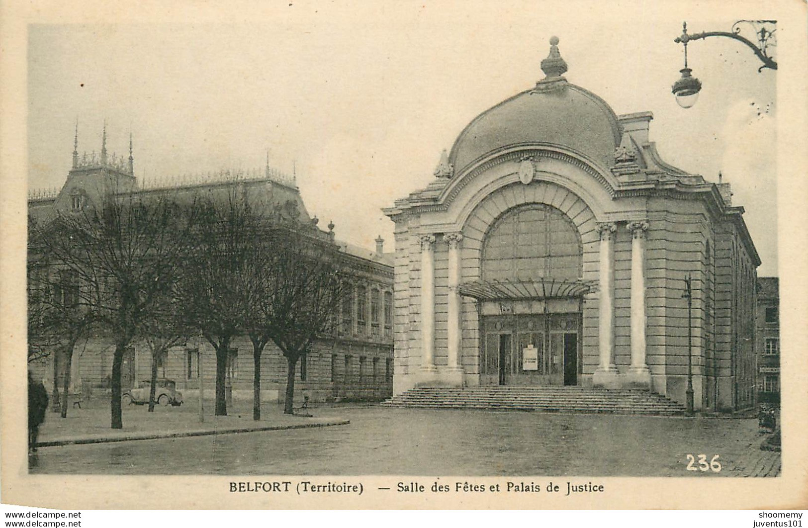 CPA Belfort-Salle Des Fêtes Et Palais De Justice      L2195 - Belfort - Stadt