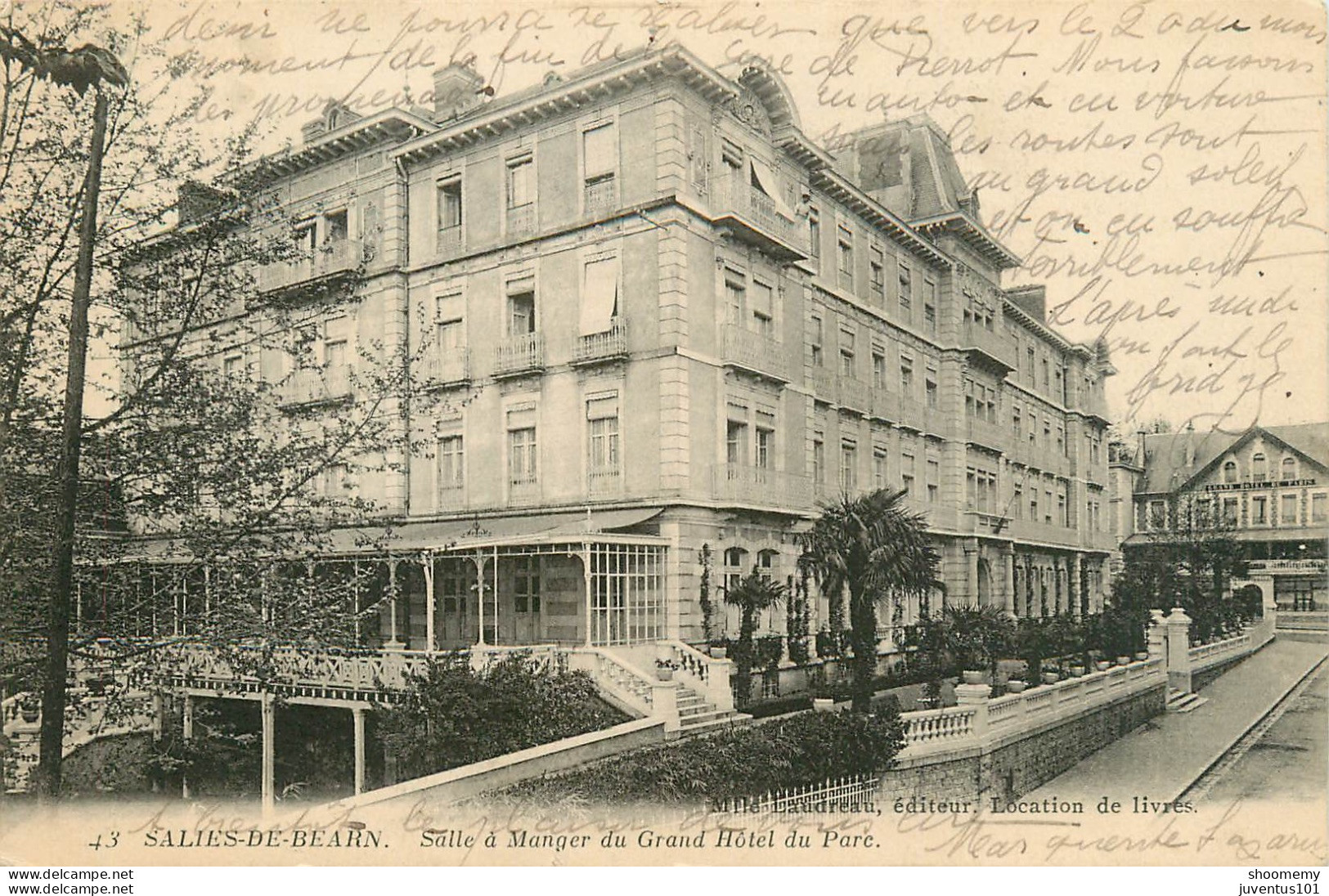 CPA Salies De Béarn-Salle à Manger Du Grand Hôtel Du Parc      L2194 - Salies De Bearn