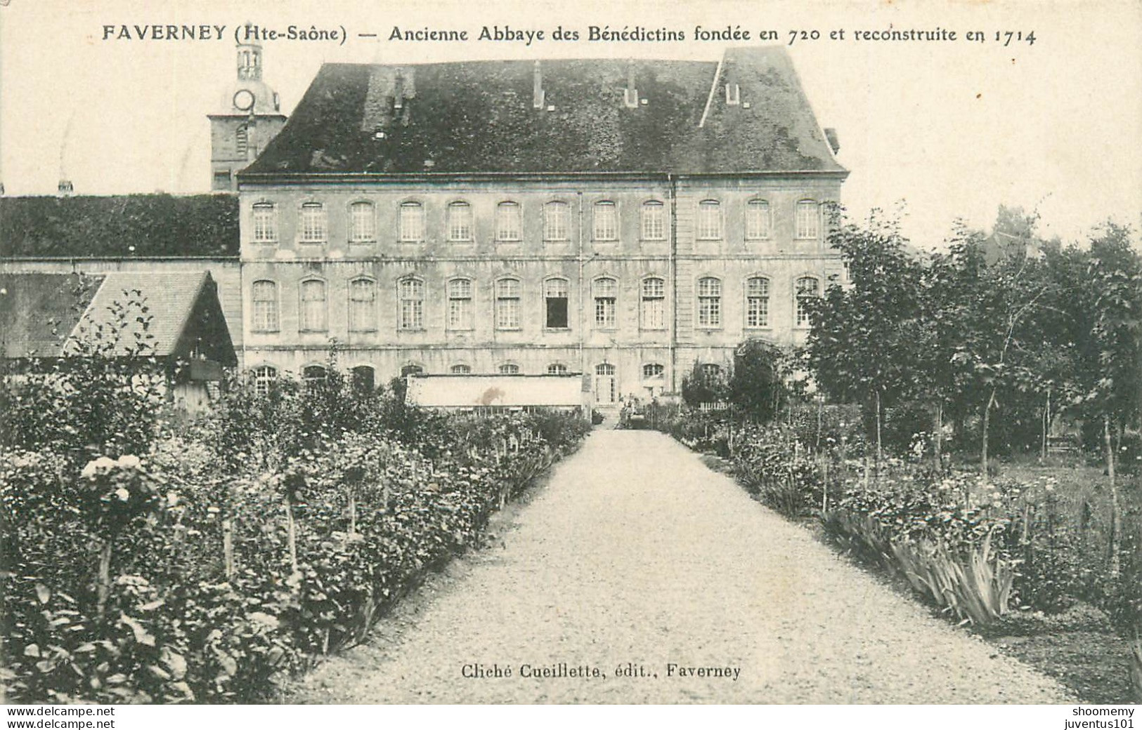 CPA Faverney-Ancienne Abbaye Des Bénédictins-Timbre      L2194 - Other & Unclassified