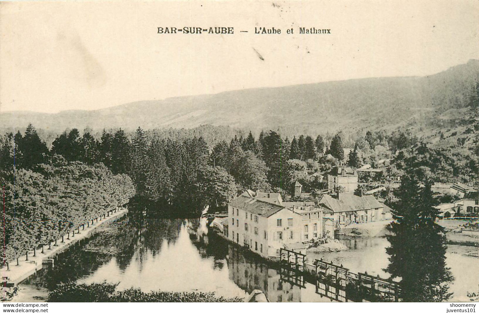 CPA Bar Sur Aube-L'Aube Et Mathaux      L2191 - Bar-sur-Aube