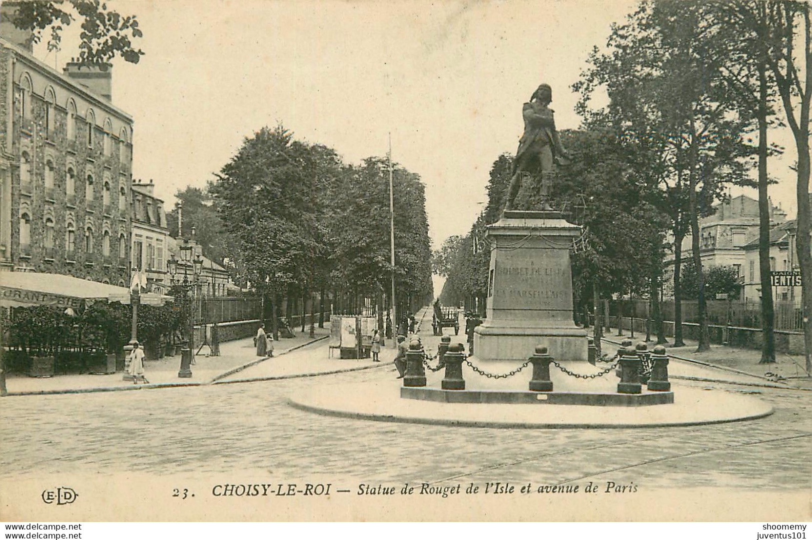 CPA Choisy Le Roi-Statue De Rouget-23      L2191 - Choisy Le Roi