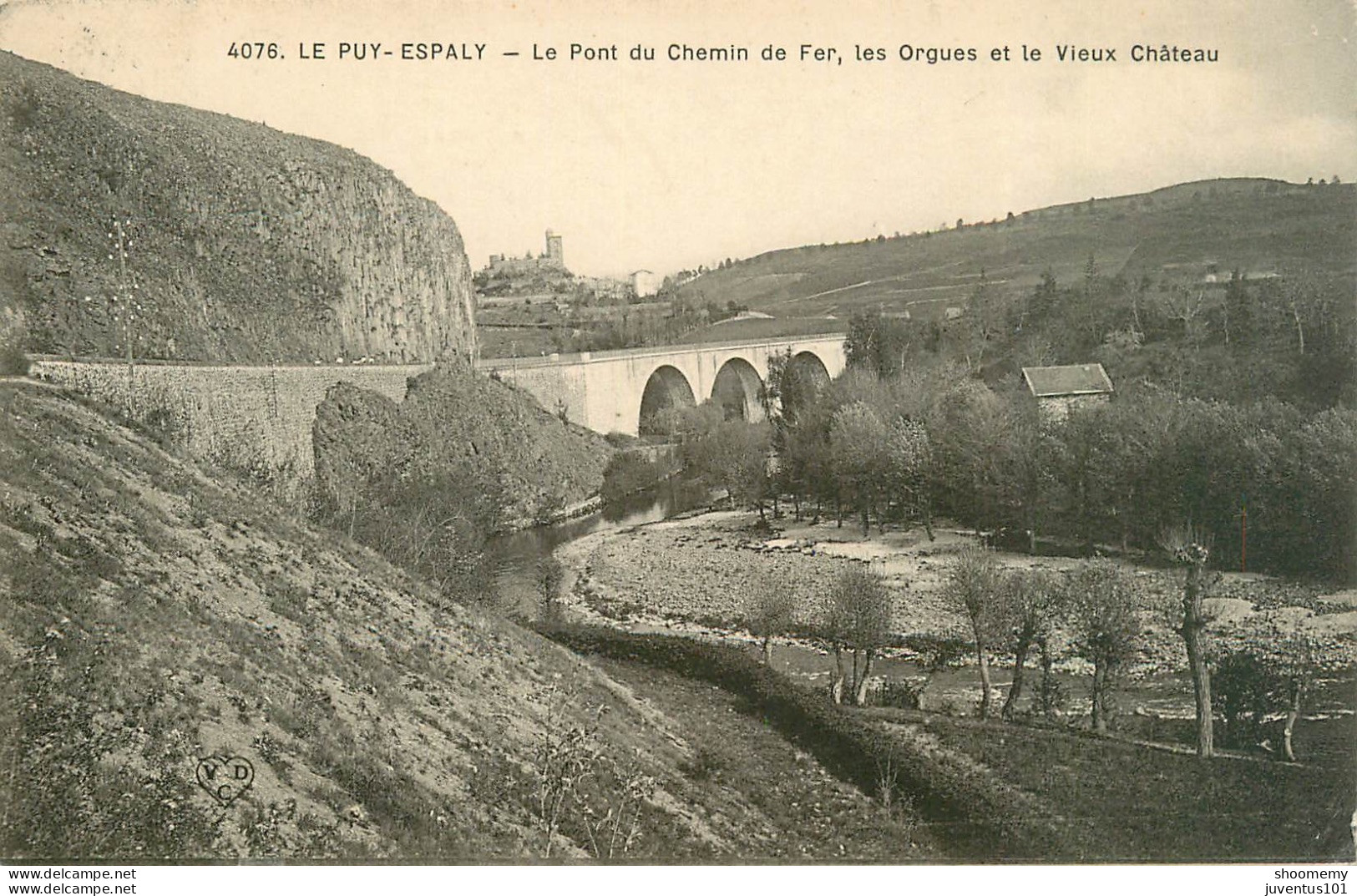 CPA Le Puy-Espaly-Le Pont Du Chemin De Fer-4078-Timbre      L2190 - Le Puy En Velay