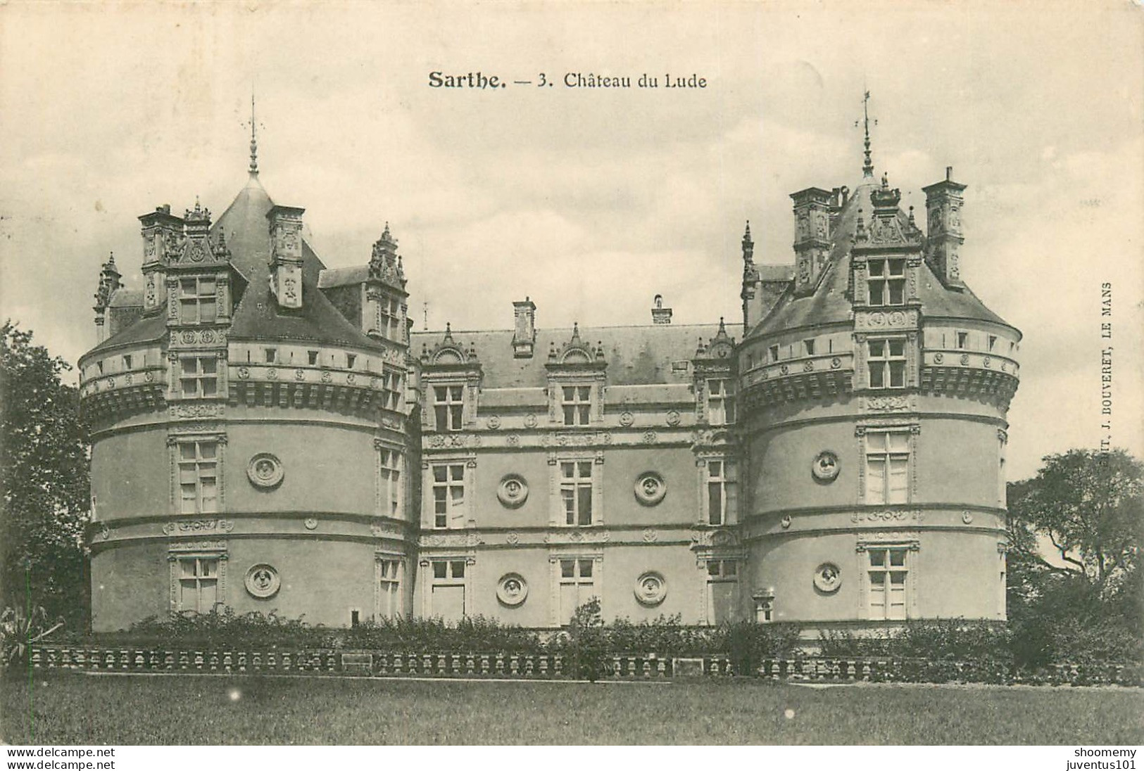 CPA Château Du Lude-3-Timbre       L2183 - Otros & Sin Clasificación