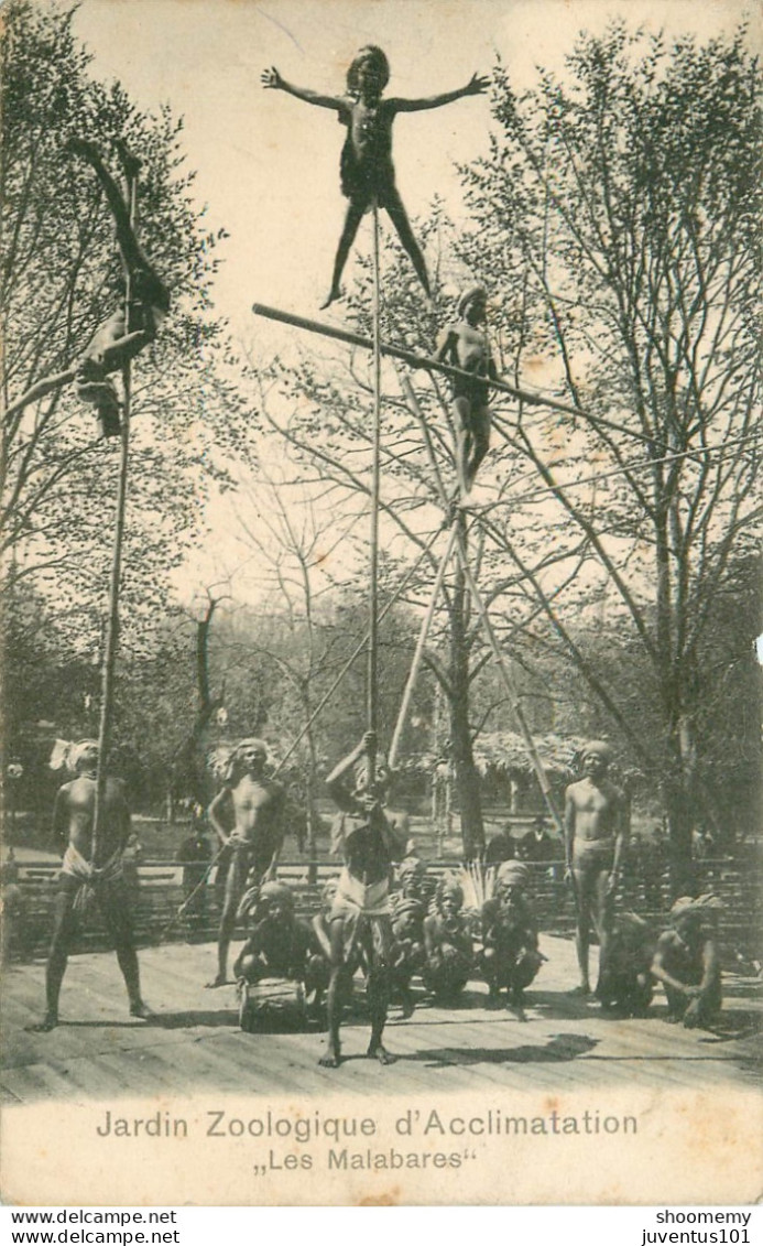 CPA Paris-Jardin Zoologique D'acclimatation-Les Malabares    L2178 - Otros Monumentos