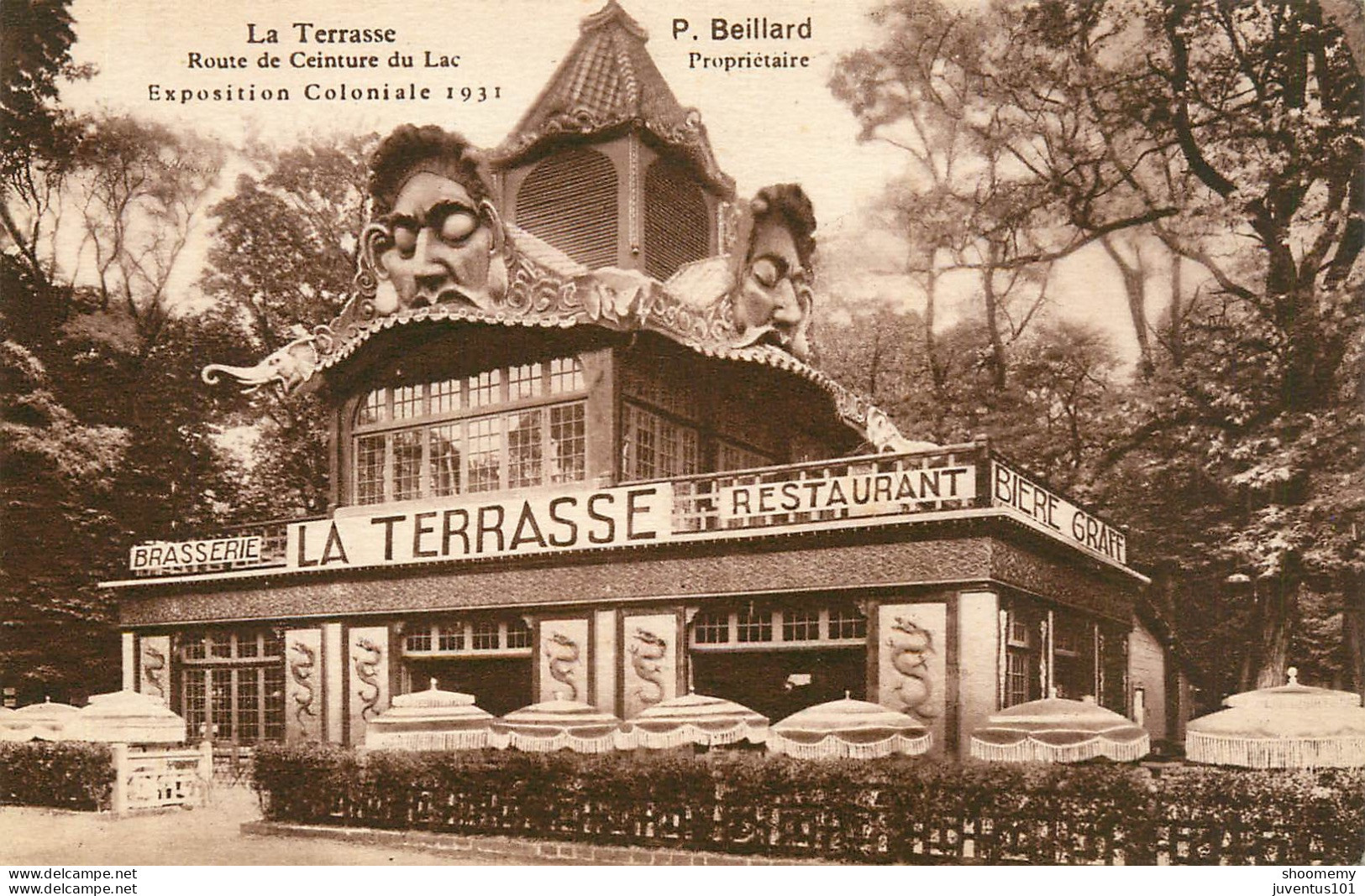 CPA Paris-La Terrasse-Route De Ceinture Du Lac-exposition Coloniale    L2178 - Tentoonstellingen