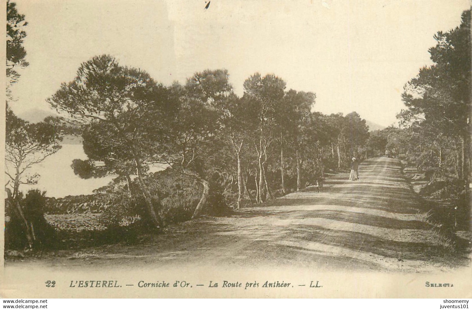 CPA L'Estérel-Corniche D'Or-La Route Près Anthéor    L2178 - Andere & Zonder Classificatie