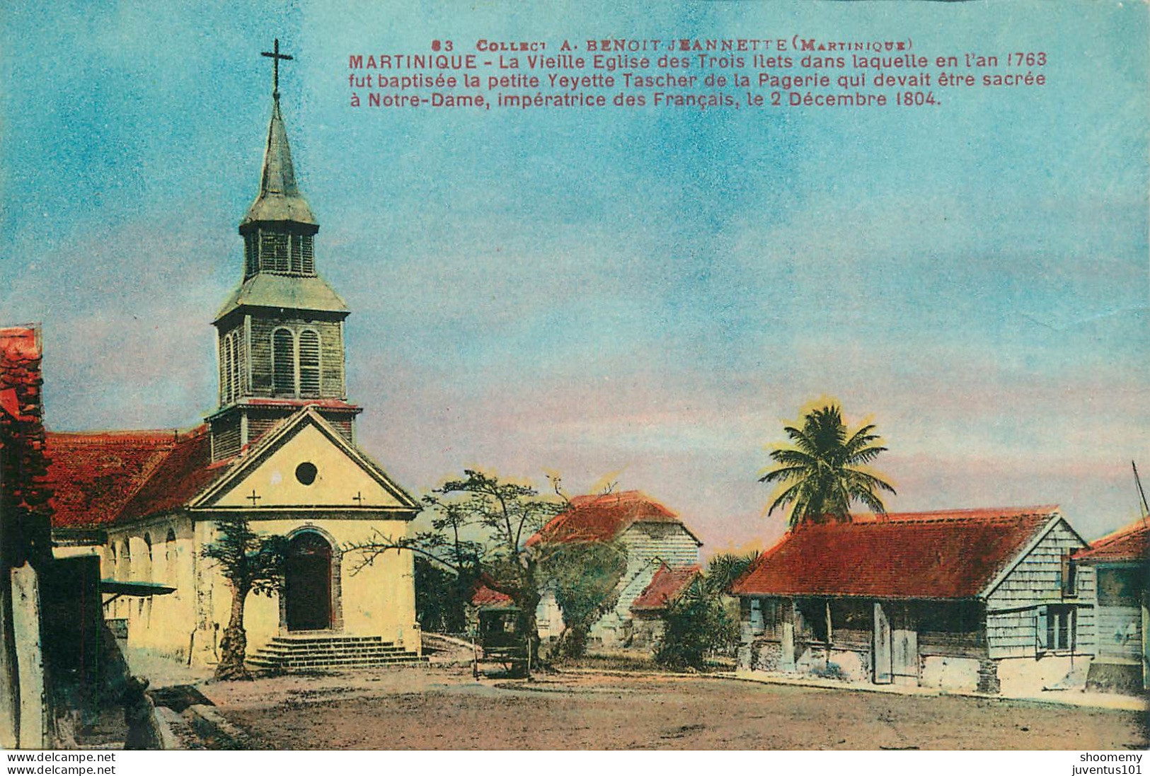 CPA Martinique-La Vieille église Des Trois Ilets-63-RARE     L2168 - Andere & Zonder Classificatie