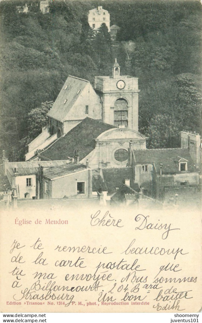 CPA Eglise De Meudon-Timbre     L2161 - Meudon