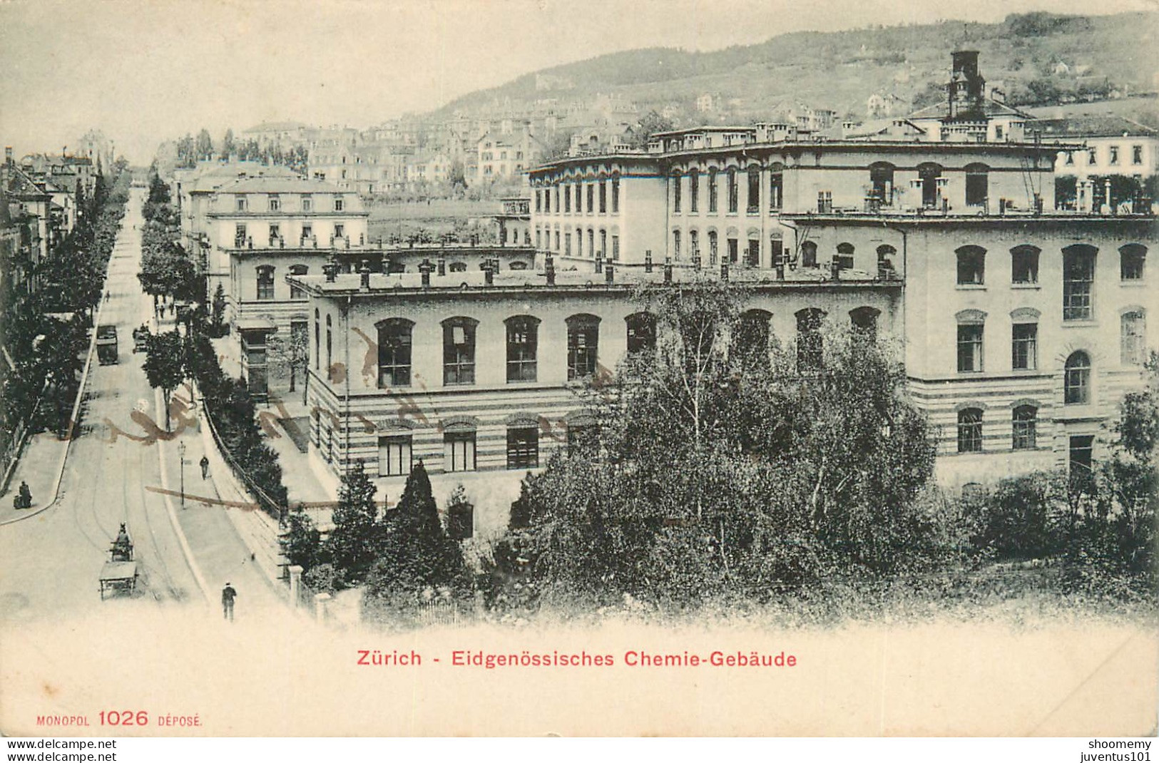 CPA Zürich-Eidgenössisches Chemie Gebäude-Timbre       L2246 - Zürich