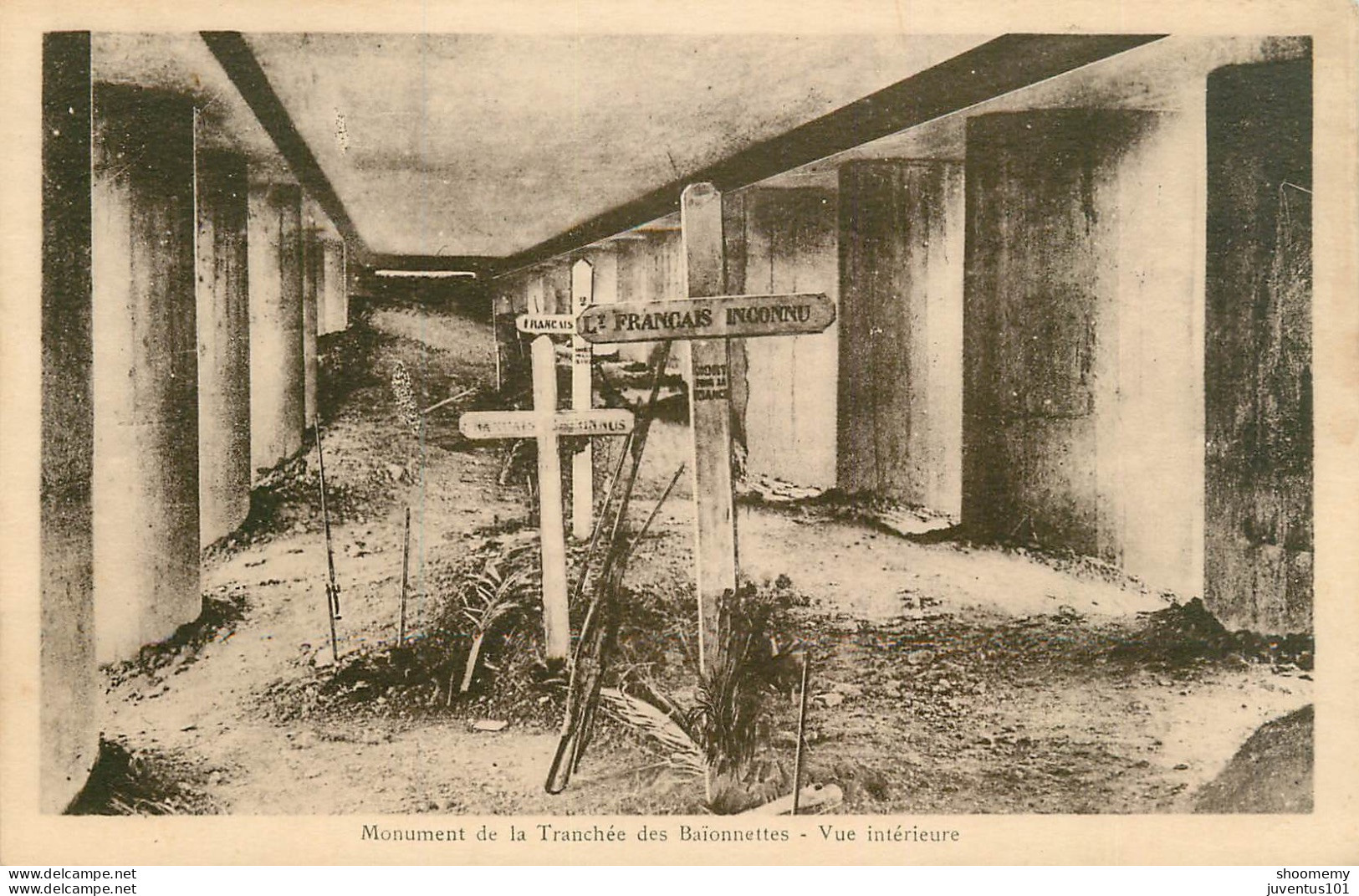 CPA Militaria-Monument Des Tranchée Des Baïonnettes-Vue Intérieur      L2240 - War 1914-18