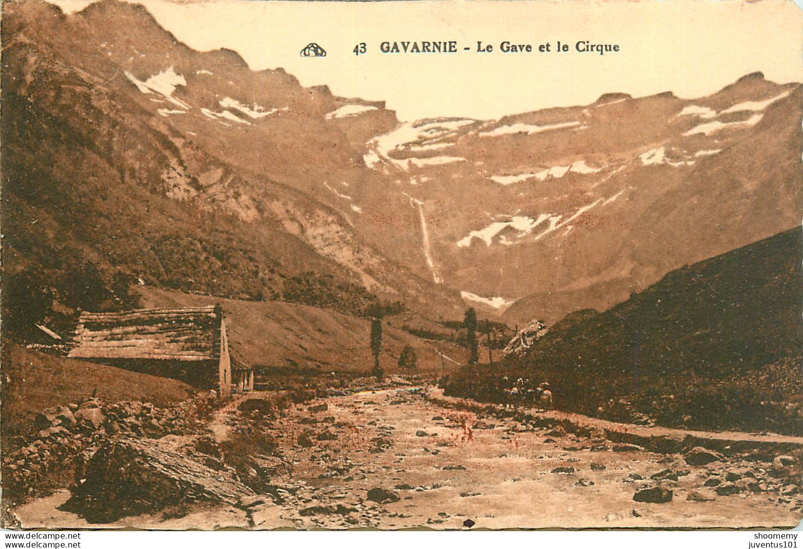 CPA Gavarnie-Le Gave Et Le Cirque-43-Timbre      L2240 - Gavarnie