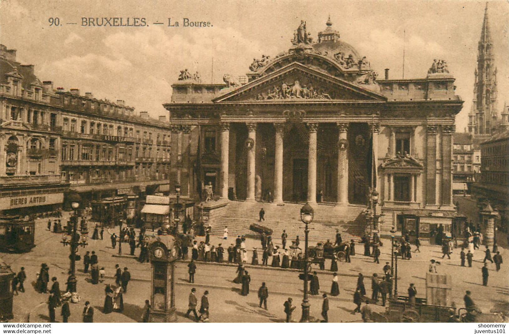 CPA Bruxelles-La Bourse      L2220 - Monumenten, Gebouwen