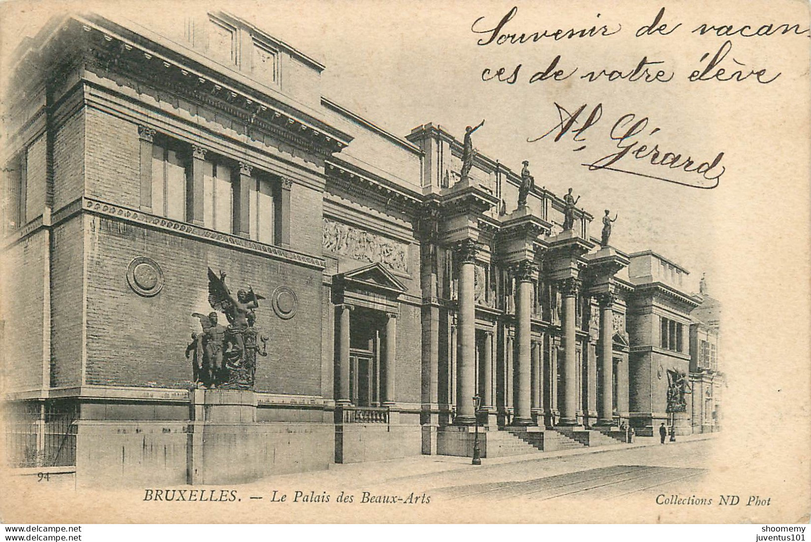 CPA Bruxelles-Palais Des Beaux Arts      L2220 - Monumenten, Gebouwen