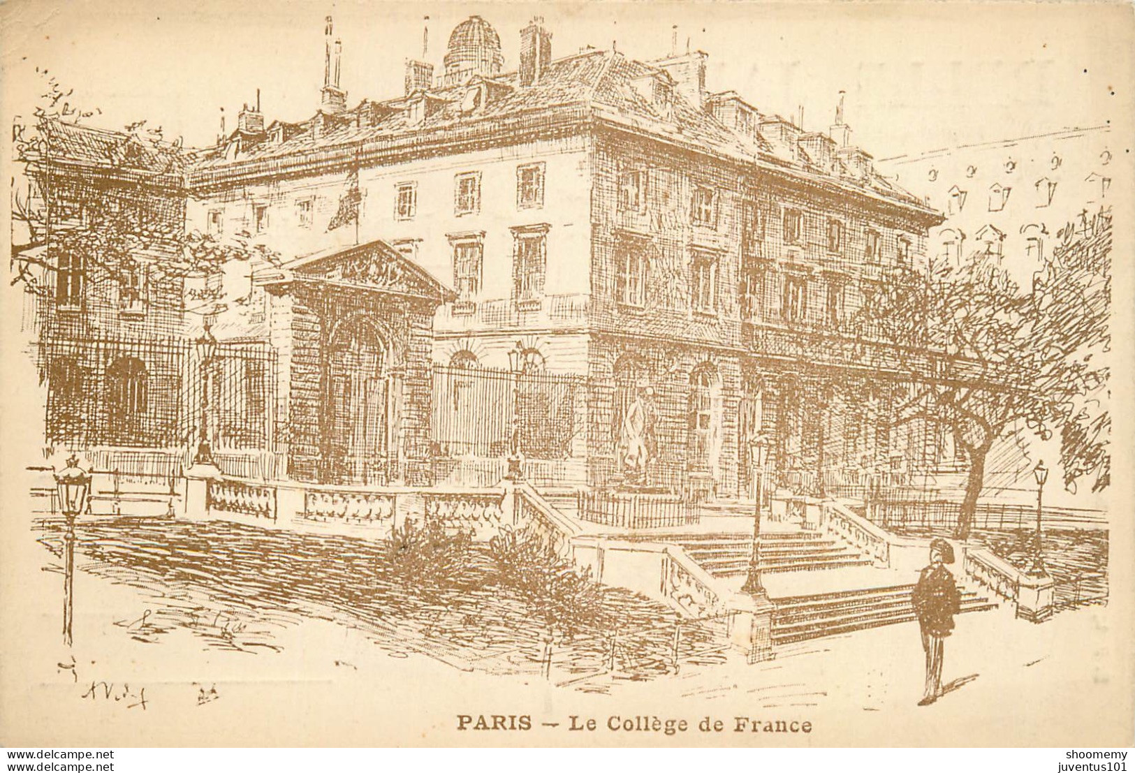 CPA Paris-Le Collège De France      L2234 - Andere Monumenten, Gebouwen