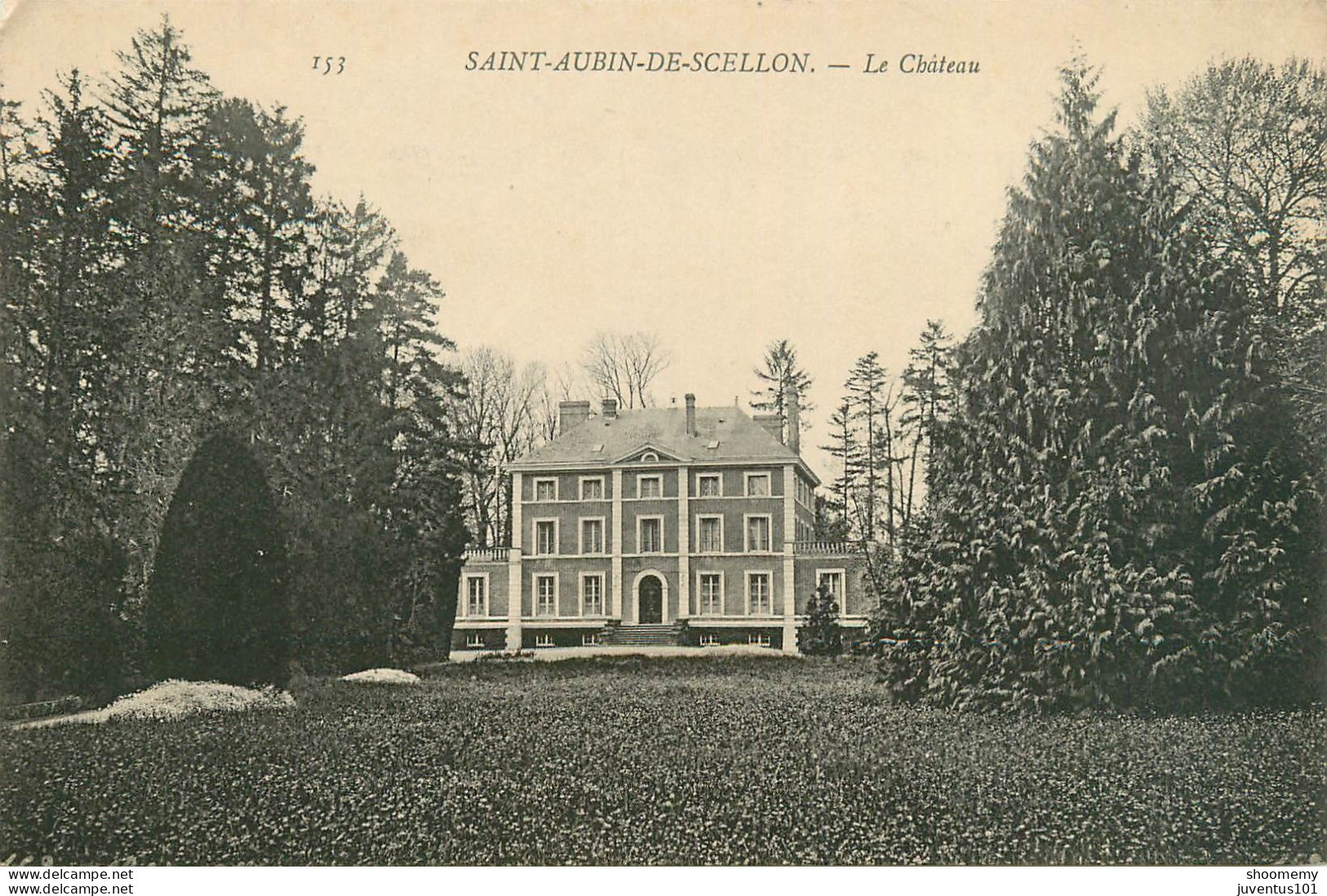 CPA Saint Aubin De Scellon-Le Château-153      L2231 - Autres & Non Classés