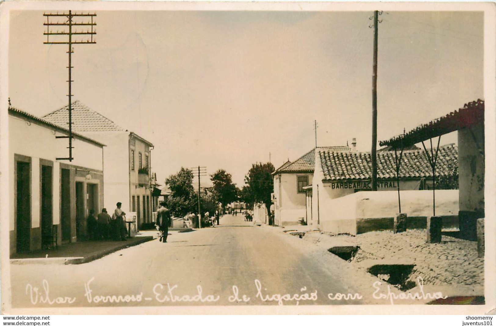 CPSM Vilar Formoso-Estrada De Ligação-RARE-Timbre      L2231 - Autres & Non Classés