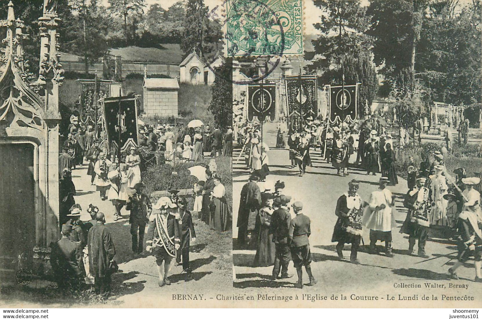 CPA Bernay-Charités En Pèlerinage à L'église De La Couture Le Lundi De Pentecôte      L2227 - Bernay