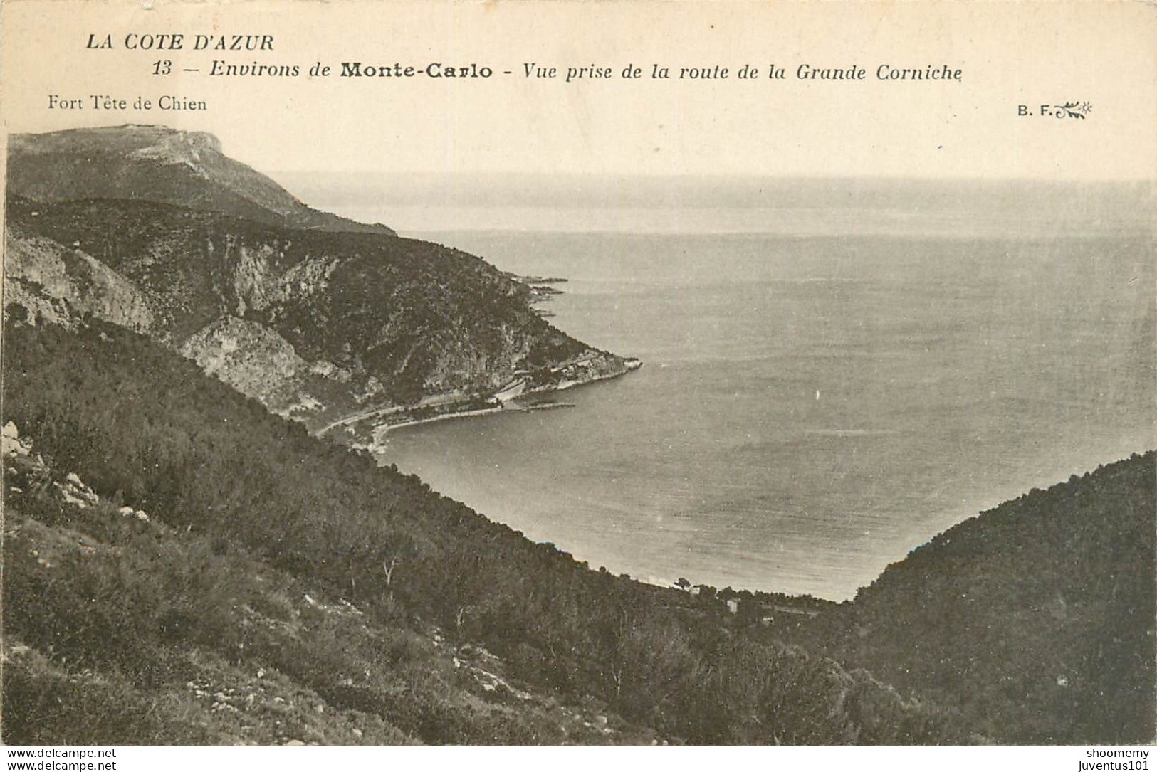CPA Monte Carlo-Vue Prise De La Grande Corniche-13      L2215 - Monte-Carlo