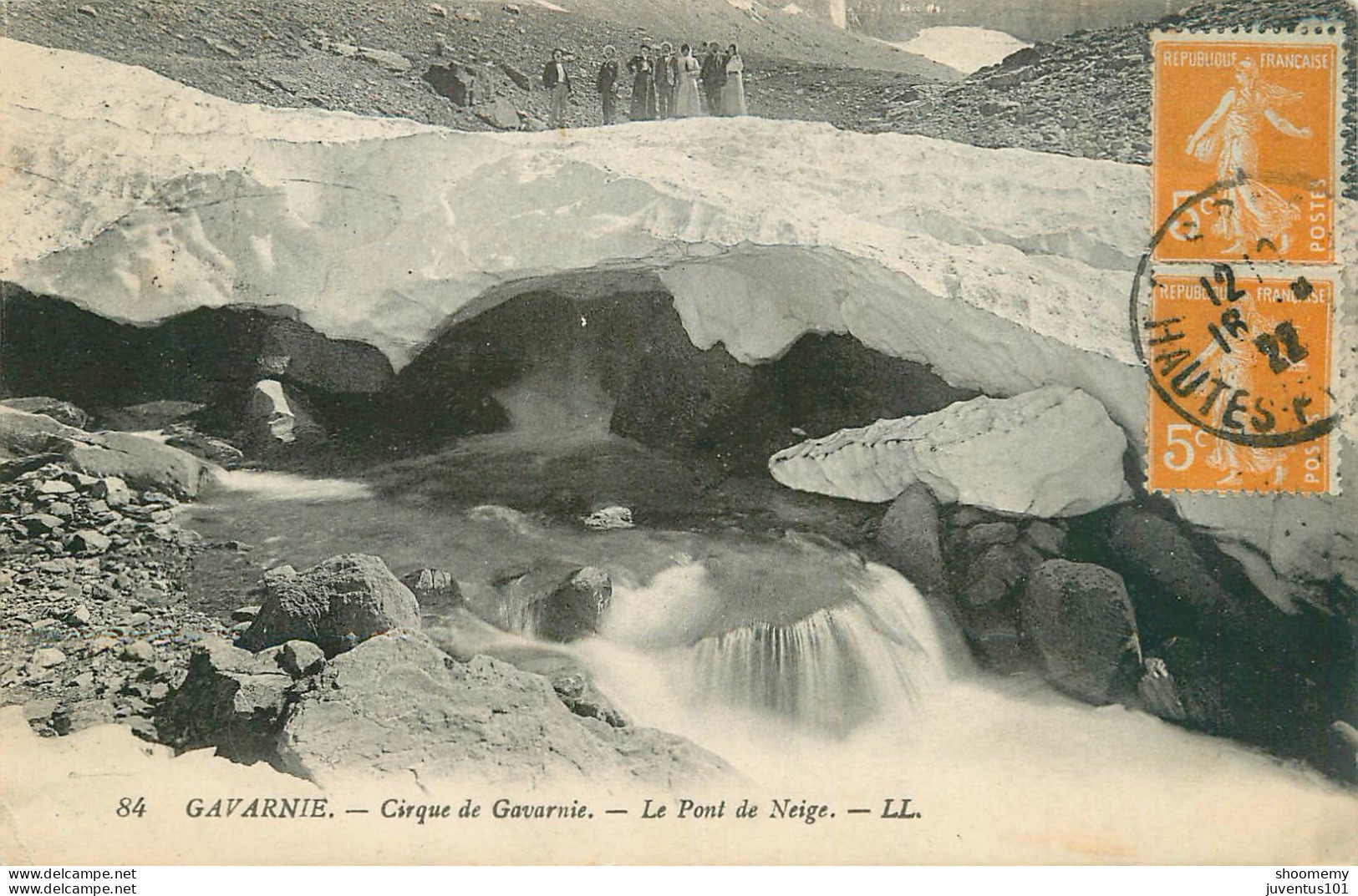 CPA Gavarnie-Cirque-Le Pont De Neige-84-Timbre      L2215 - Gavarnie