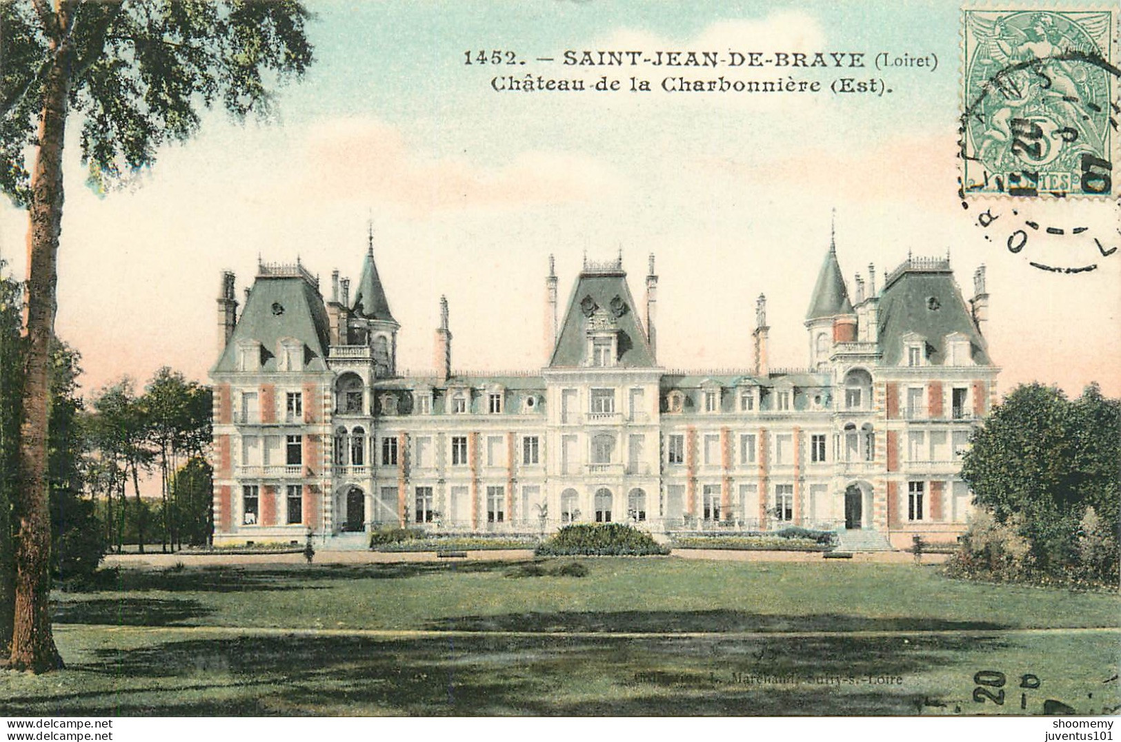 CPA Saint Jean De Braye-1452-Château De La Charbonnière-Timbre     L2203 - Altri & Non Classificati