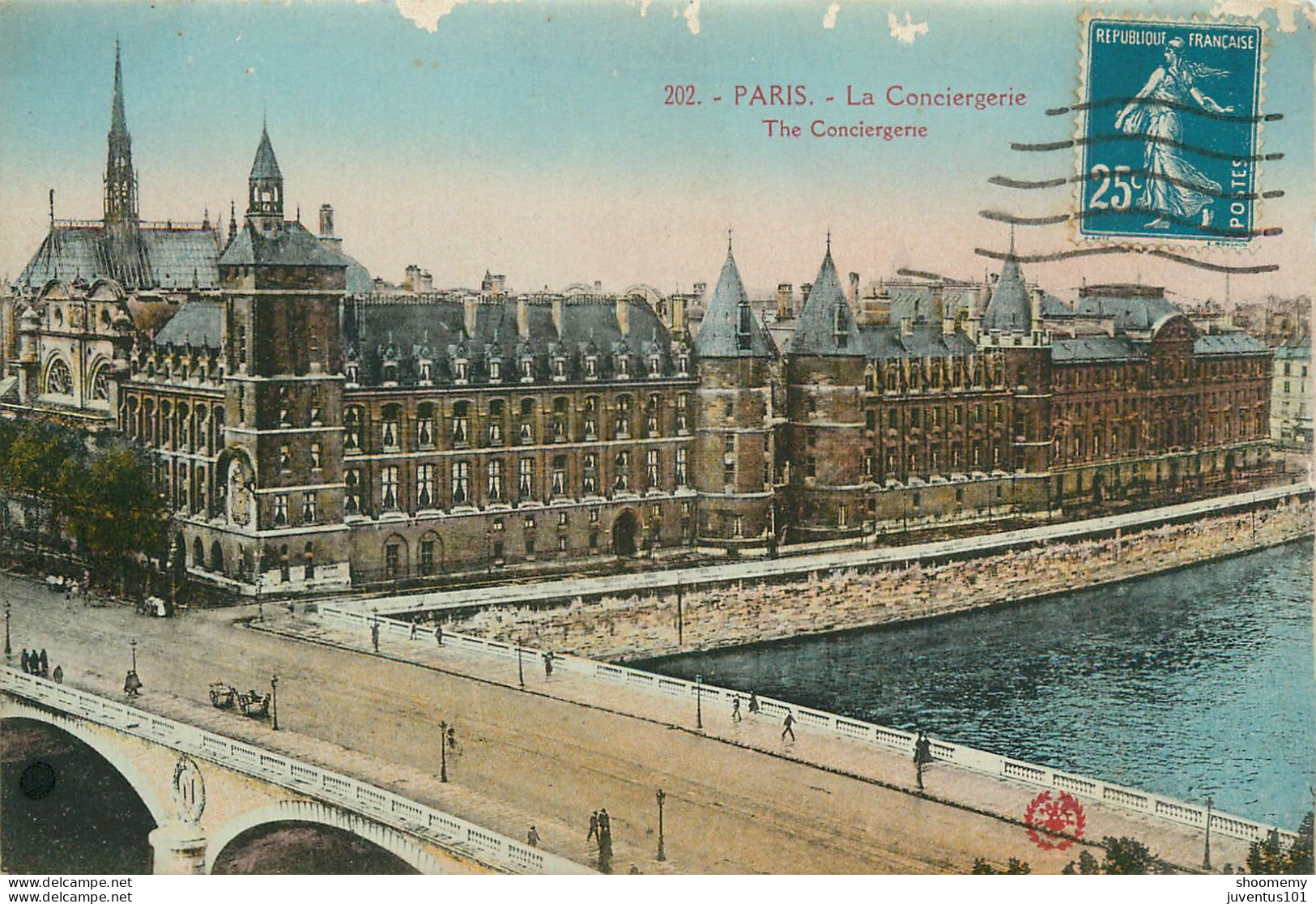 CPA Paris-La Conciergerie-202-Timbre    L2313 - Altri Monumenti, Edifici
