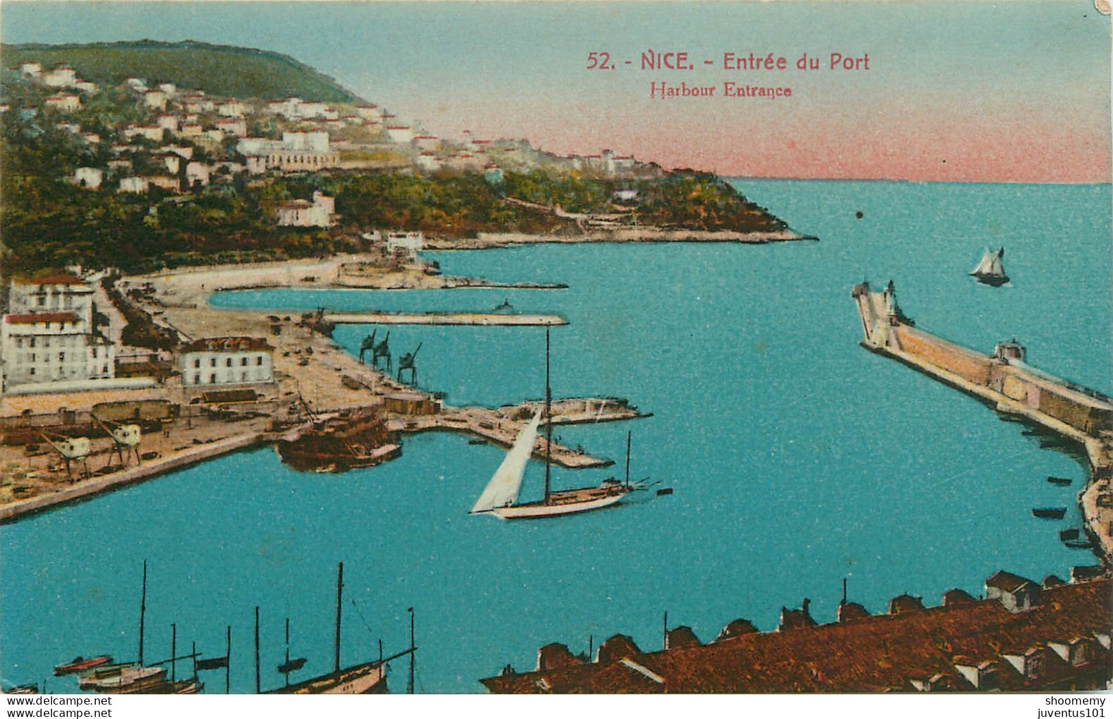 CPA Nice-Entrée Du Port-52    L2312 - Transport Maritime - Port