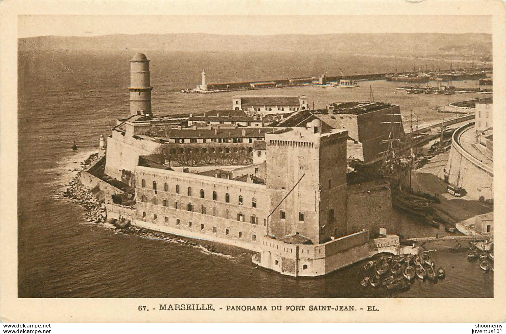 CPA Marseille-Panorama Du Fort Saint Jean    L2312 - Alter Hafen (Vieux Port), Saint-Victor, Le Panier