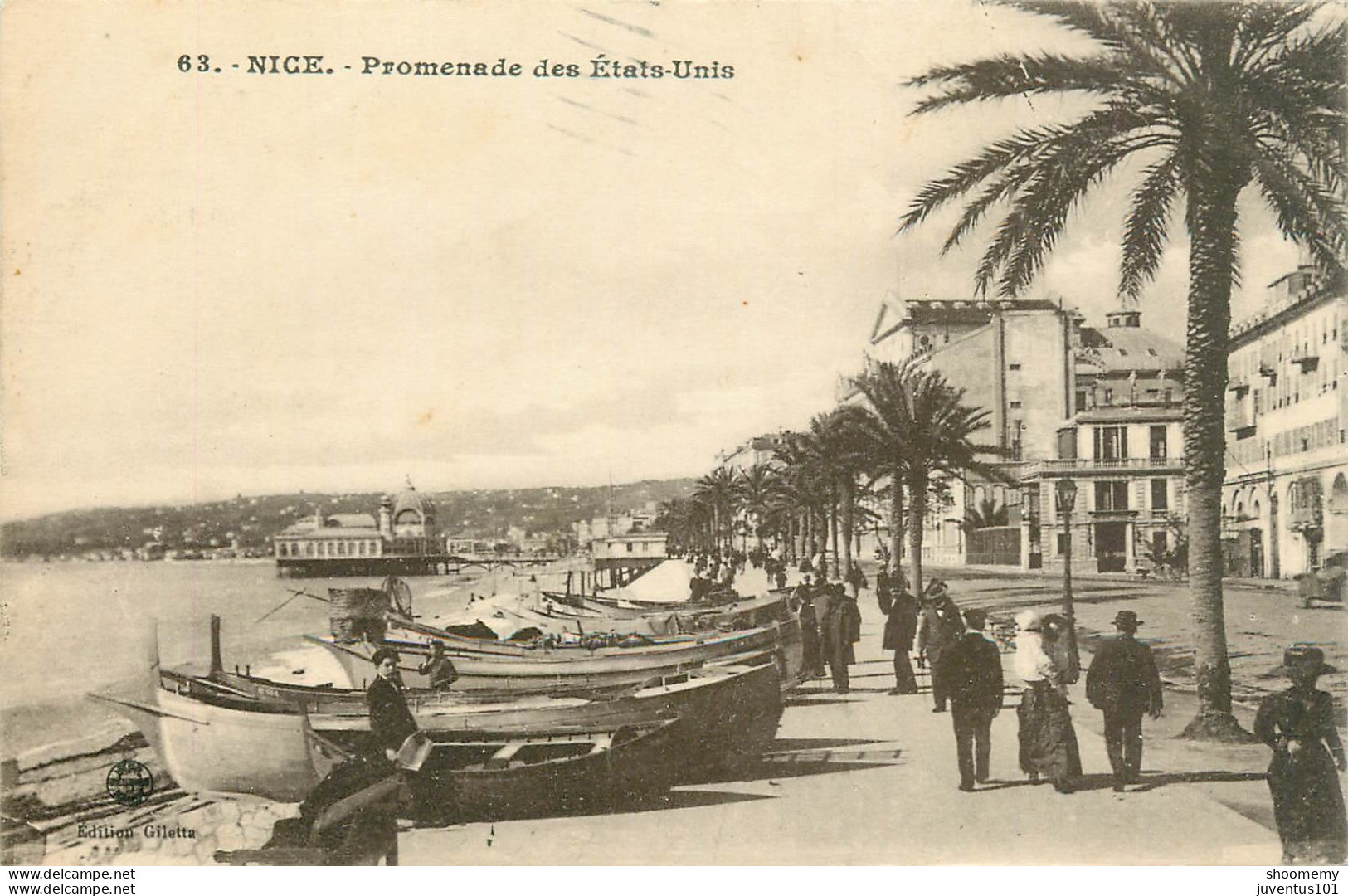 CPA Nice-Promenade Des Anglais-63    L2301 - Multi-vues, Vues Panoramiques